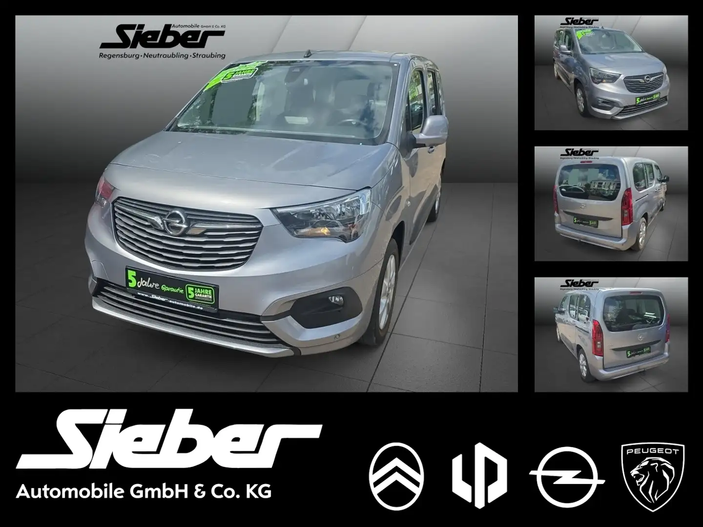 Opel Combo Life E 1.2 Turbo Edition *LED*Sitzheizung* Grau - 1