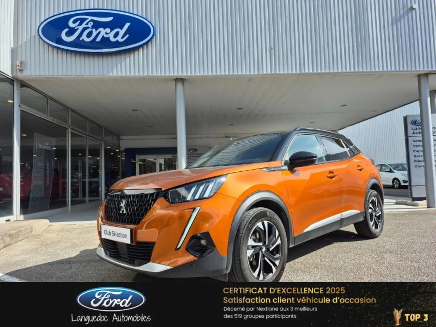 Peugeot 2008 1.2 PureTech 130ch S\u0026S GT Line 7cv Orange - 1
