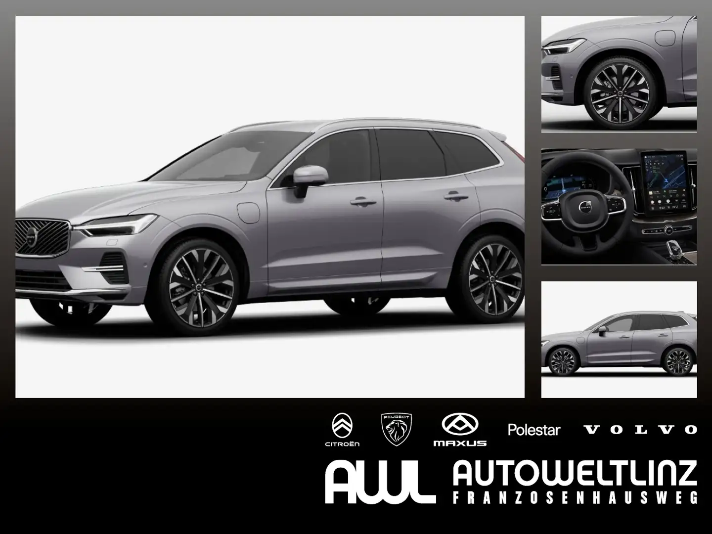 Volvo XC60 T6 AWD Plus Bright Lageraktion -23% Silber - 1