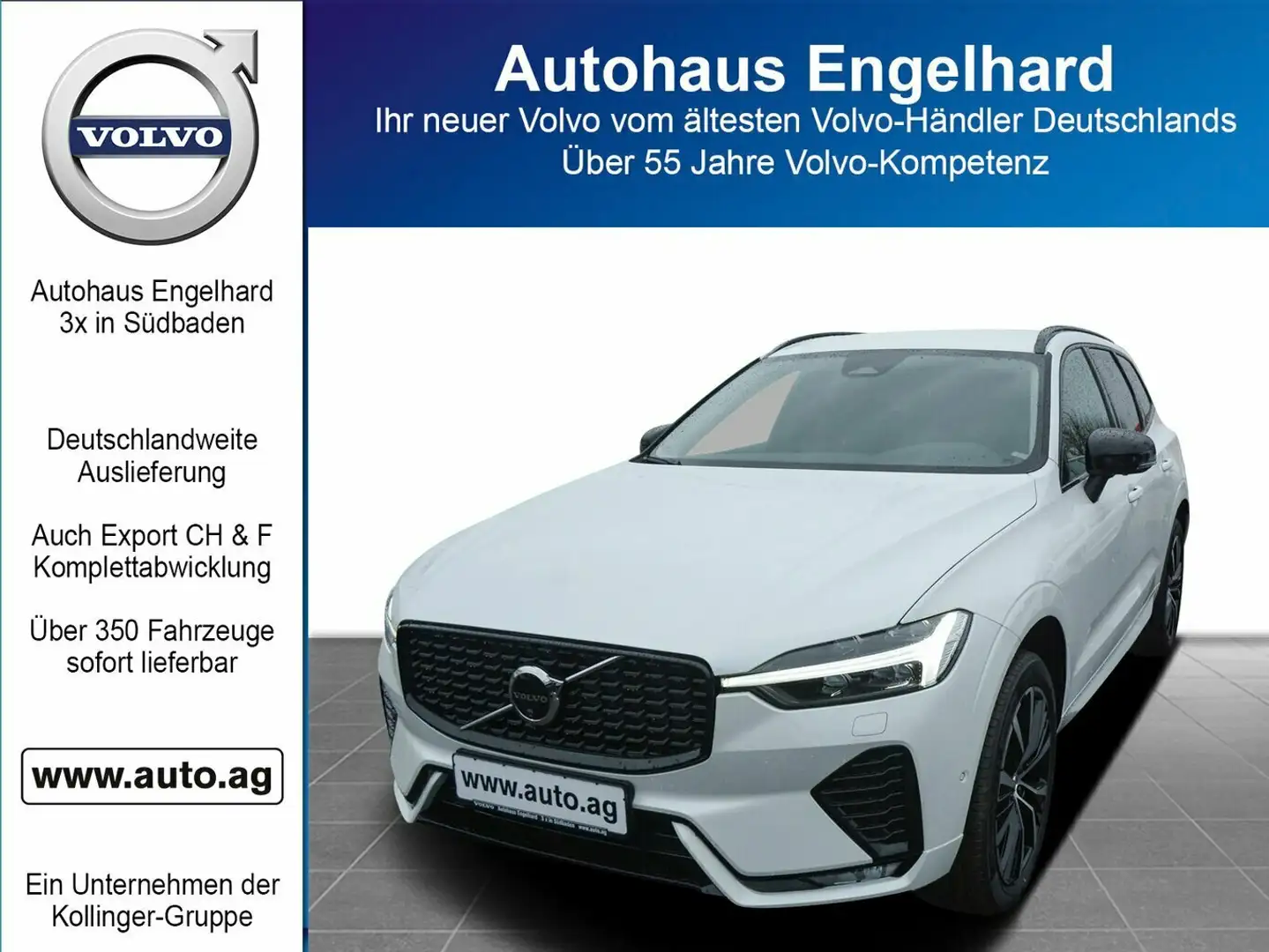 Volvo XC60 B4 BENZIN PLUS DARK MY24 SELEKT Weiß - 1