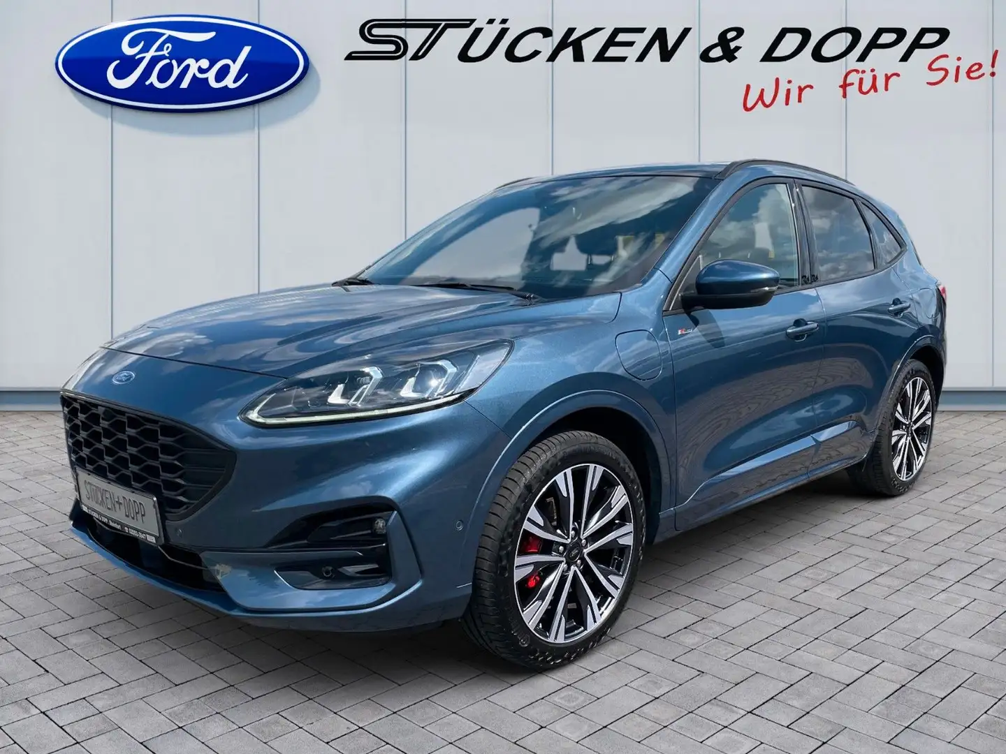 Ford Kuga PHEV ST-Line X+ACC+AHK+Panoarama+20" LMF+.. Bleu - 1