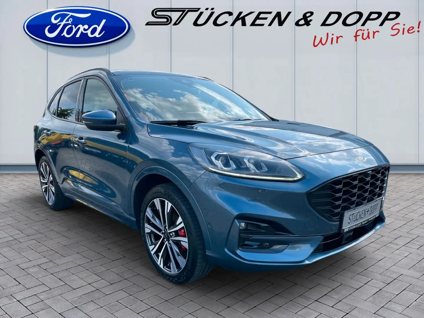 Ford Kuga PHEV ST-Line X+ACC+AHK+Panoarama+20" LMF+.. Bleu - 2