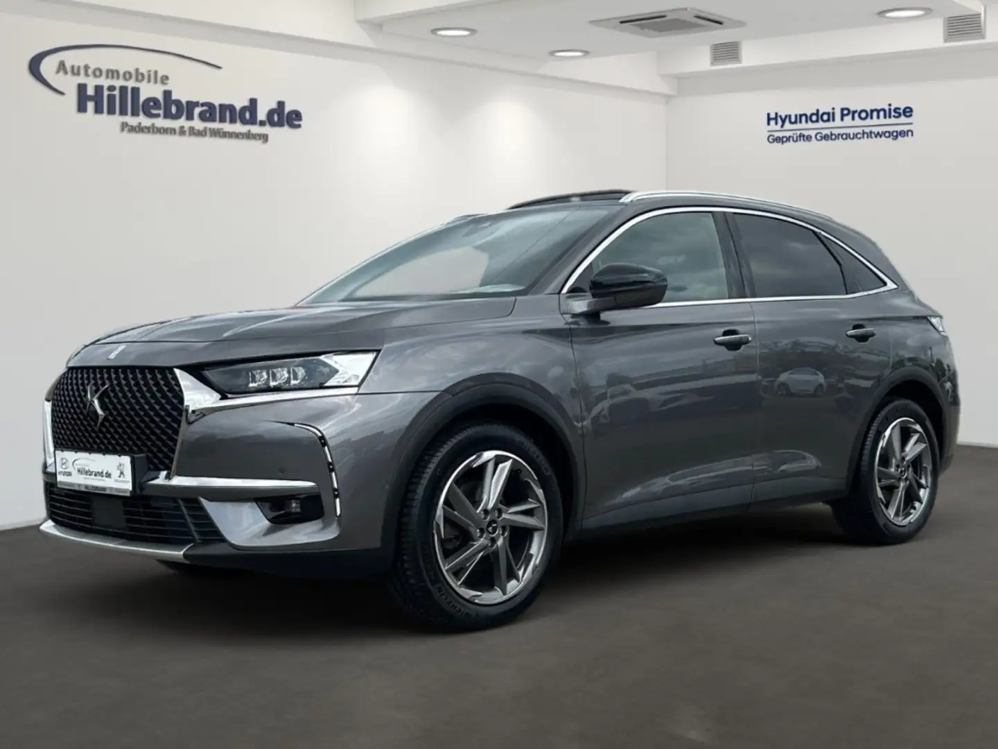 DS Automobiles DS 7 Crossback DS Grand Chic 2.0 BlueHDi 180 FAP EU6d AD AHK-abne Grau - 1