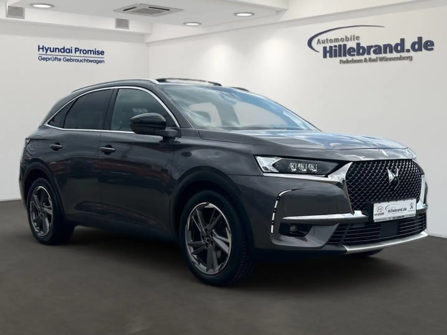 DS Automobiles DS 7 Crossback DS Grand Chic 2.0 BlueHDi 180 FAP EU6d AD AHK-abne Grau - 2