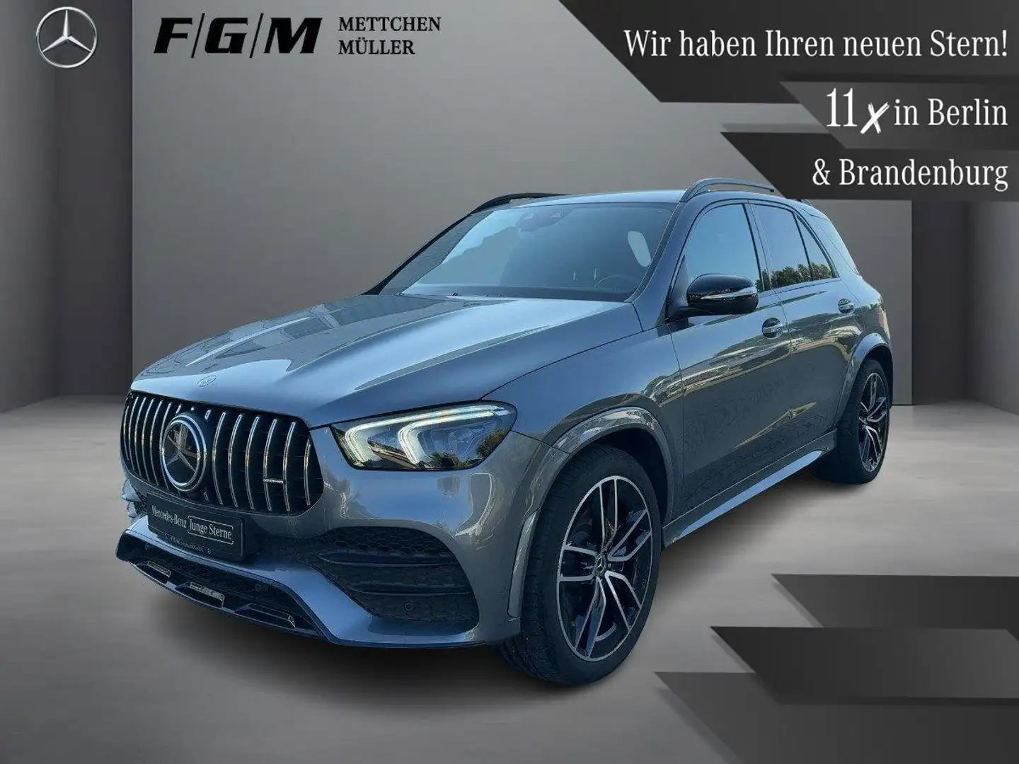 Mercedes-Benz GLE 580 4M AMG Line Burm|MBeam|TWA|360|Night|Kam Gris - 1