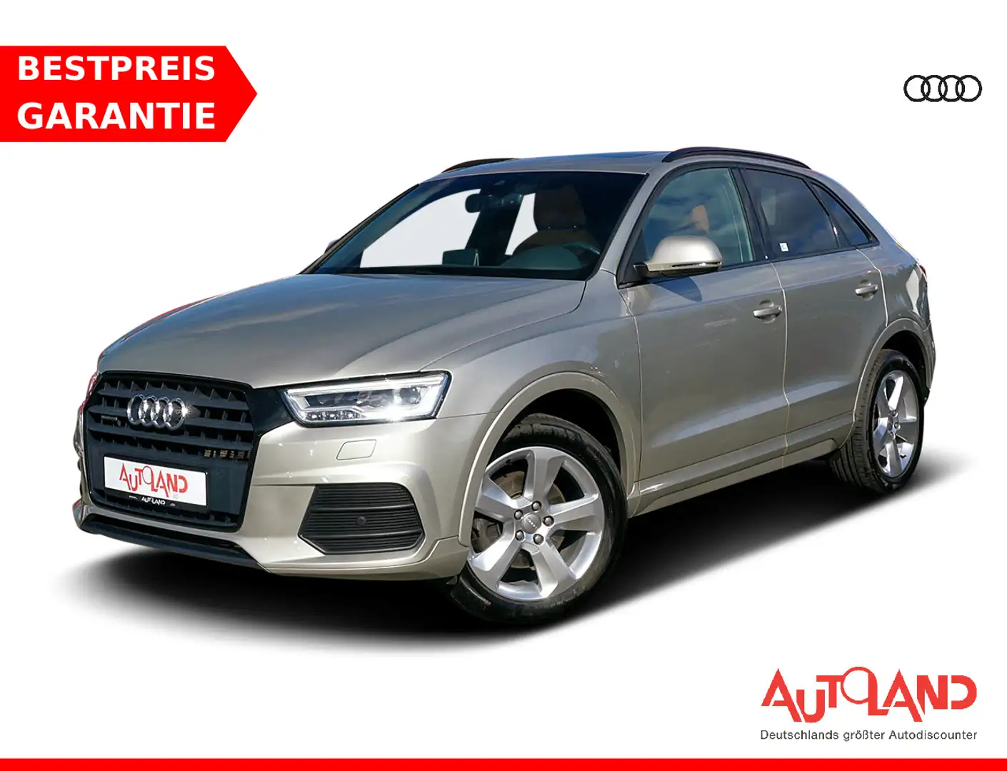 Audi Q3 2.0 TFSI quattro design LED Navi Pano Kamera Silber - 1