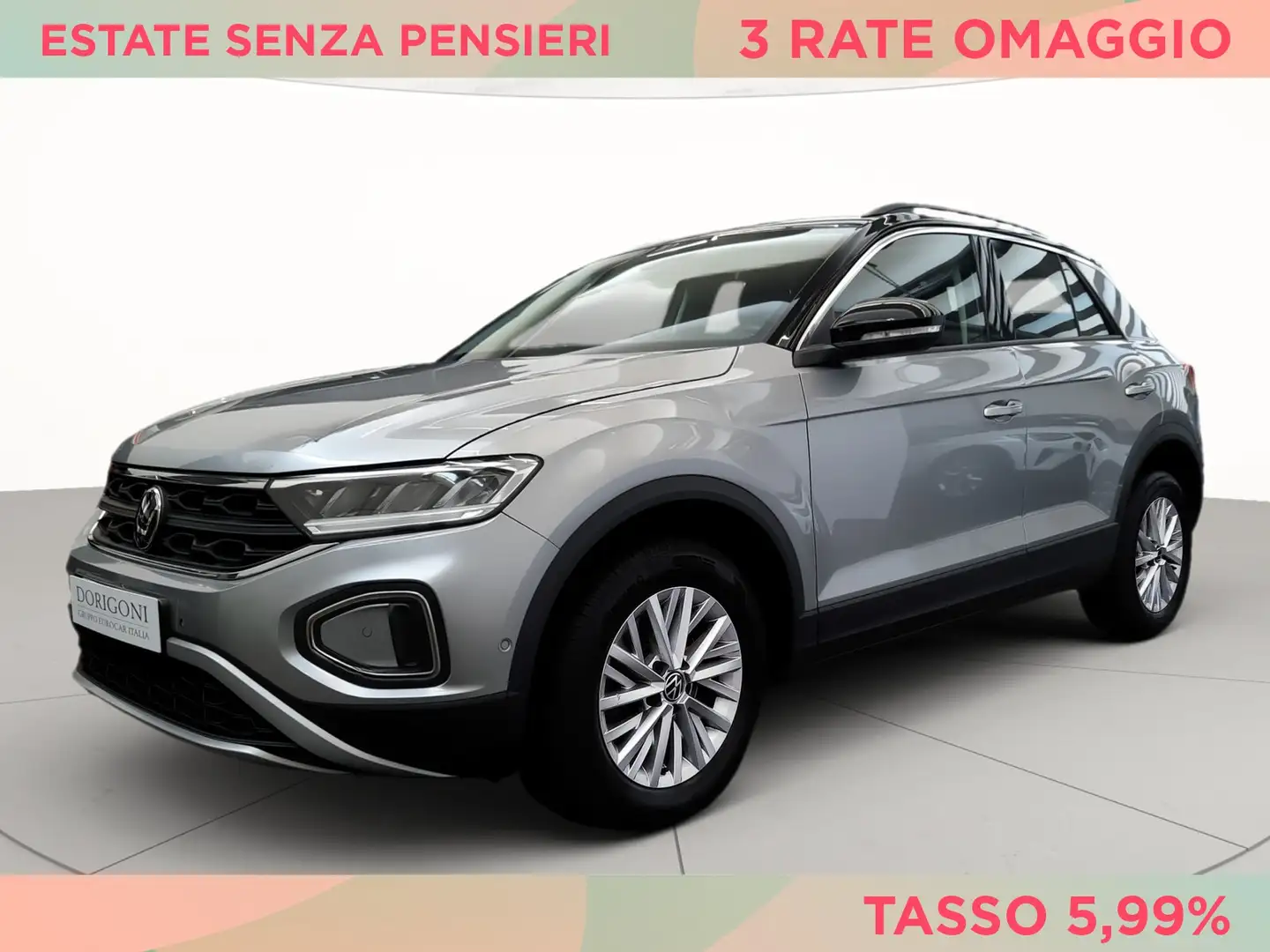 Volkswagen T-Roc 2.0 tdi life 115cv Grigio - 1