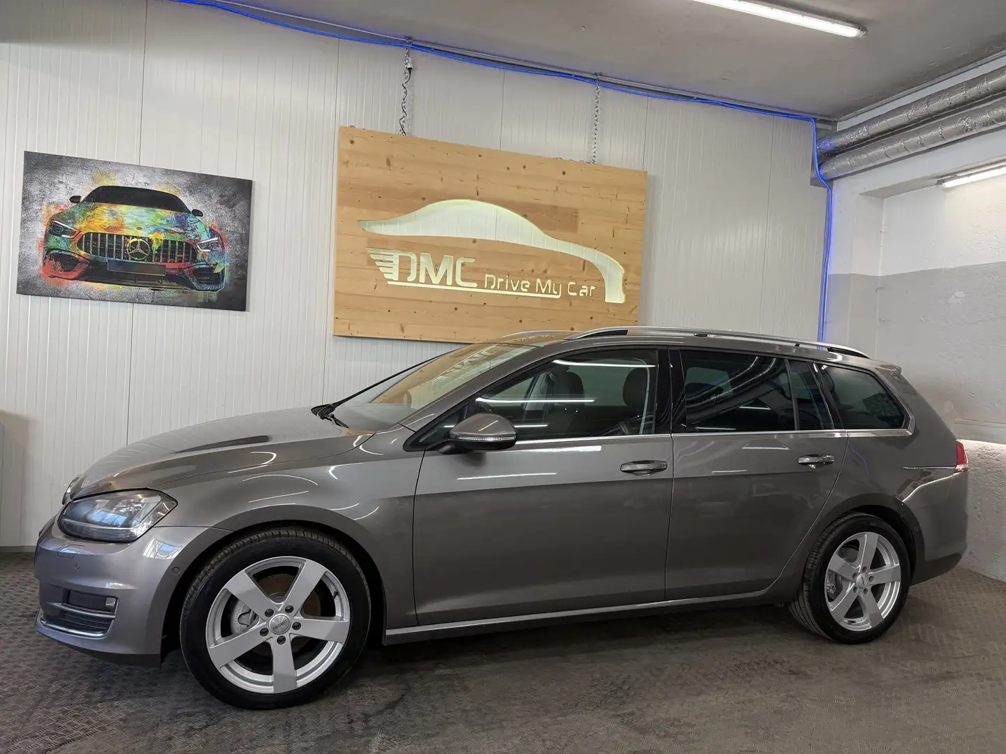 Volkswagen Golf Variant Highline BMT 2,0 TDI 4Motion Gris - 2