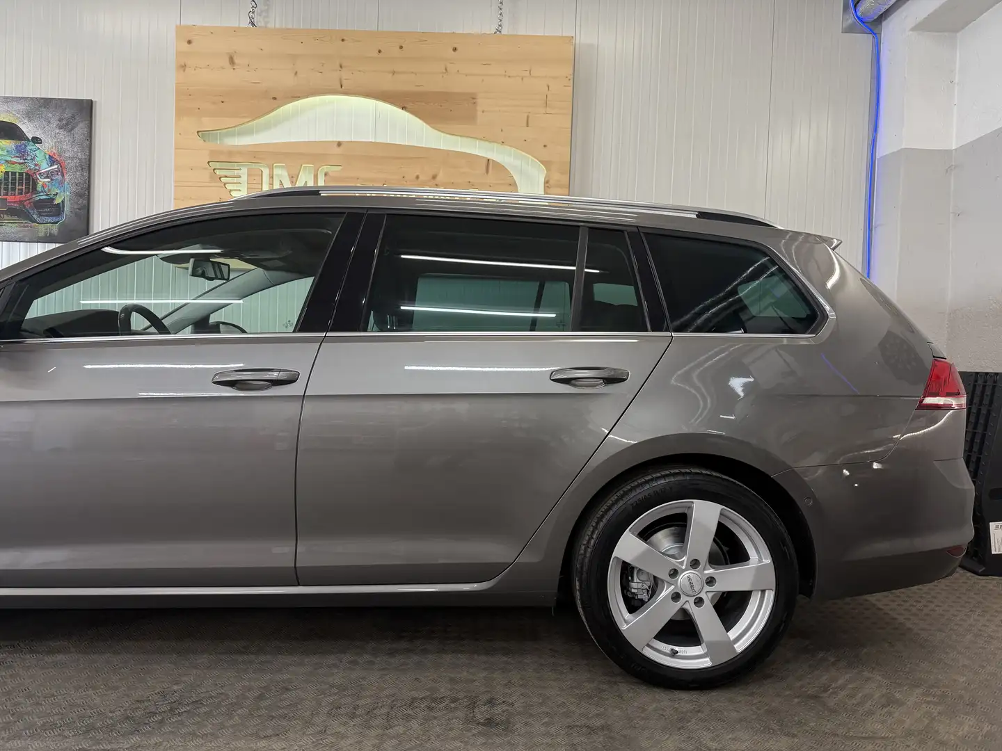 Volkswagen Golf Variant Highline BMT 2,0 TDI 4Motion Gris - 1