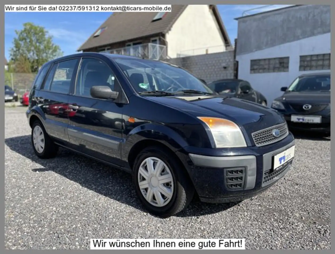 Ford Fusion 1.25 Fun *5 Türer,Klima,Allwetter,USB* Bleu - 2