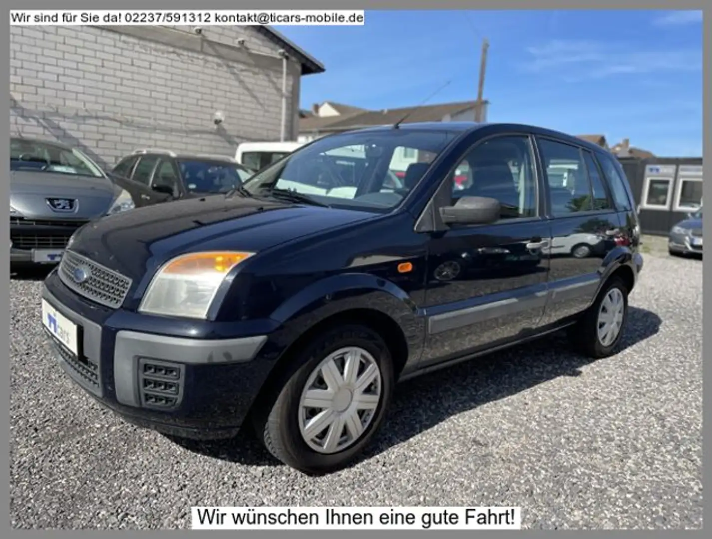 Ford Fusion 1.25 Fun *5 Türer,Klima,Allwetter,USB* Bleu - 1