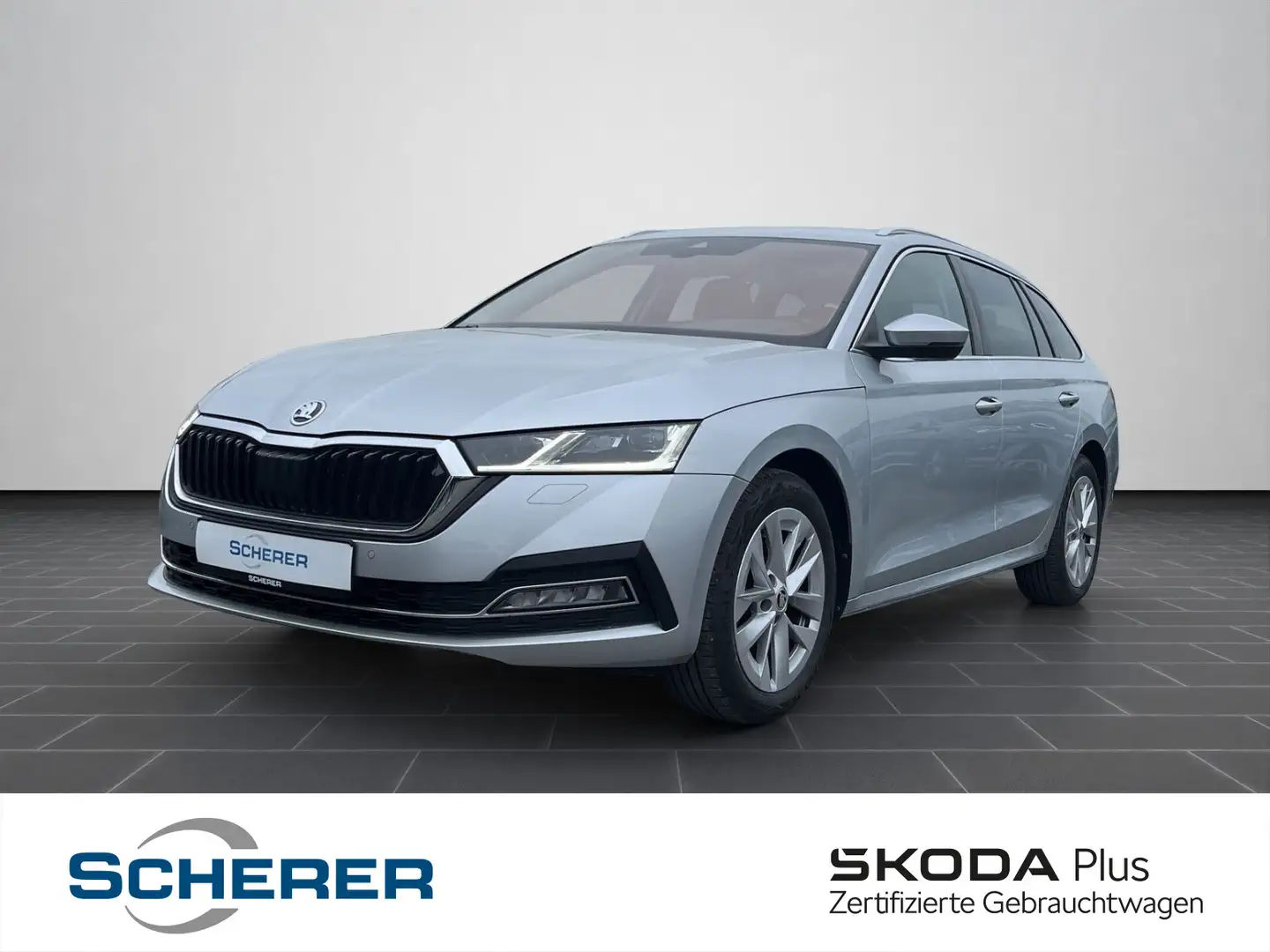Skoda Octavia Combi 1.5 TSI NAVI LED RFK SHZ Silber - 1