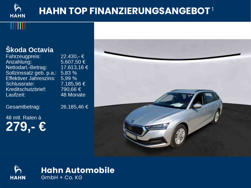 Skoda Octavia Combi 1.0TSI Ambition AHK LED Navi ACC — photo 2