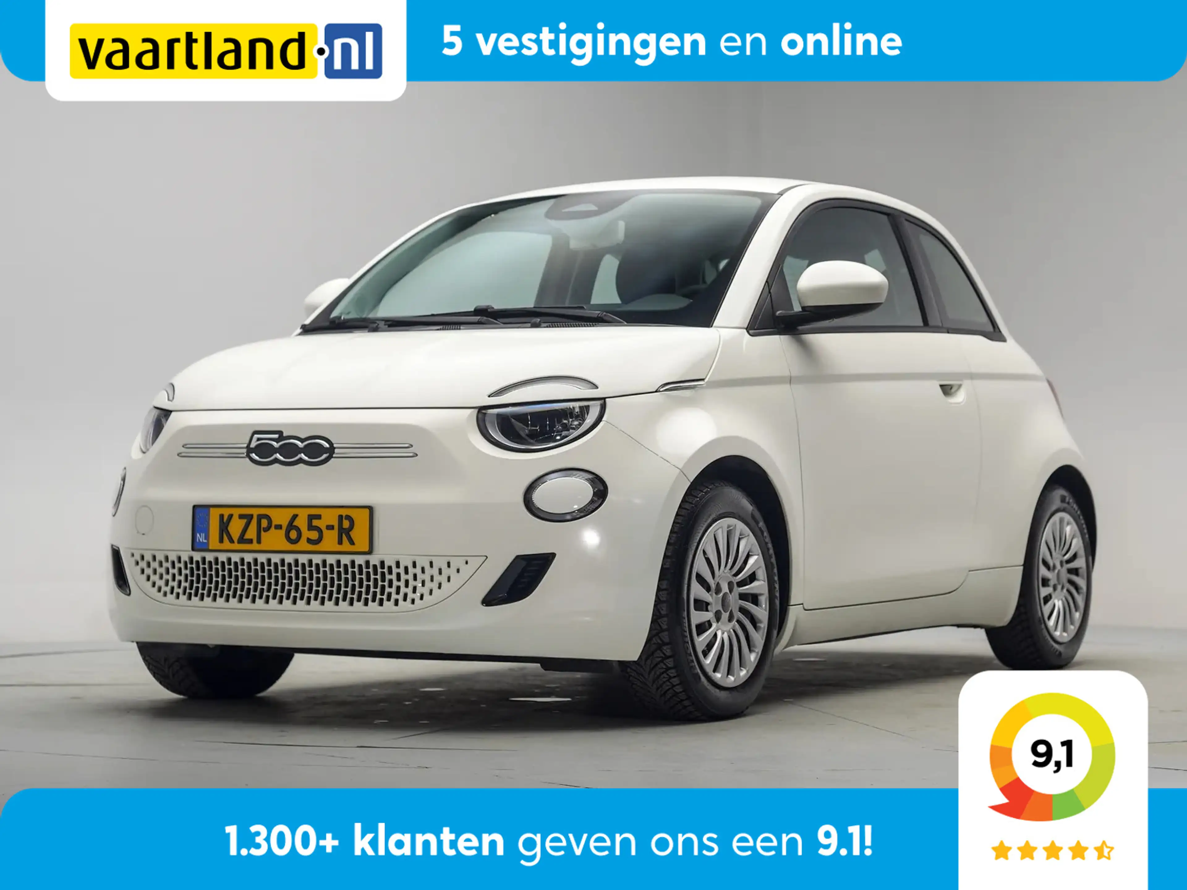 Fiat 500e Passion 42 kWh 3-Fase [ Navi Apple/Android Clima C