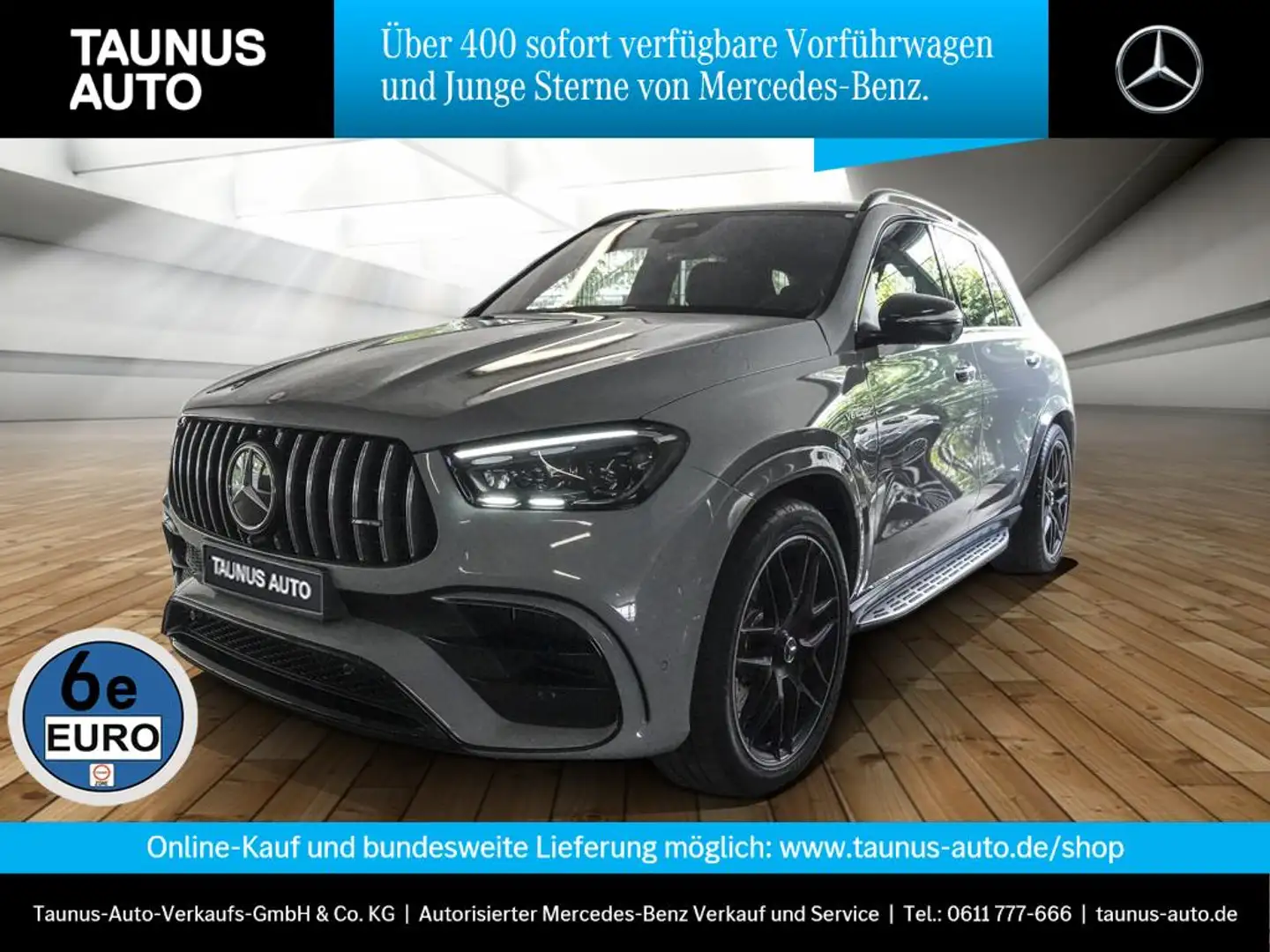 Mercedes-Benz GLE 63 AMG HUD-STANHZG-PANO-AHK-UVP 190.000,- Grijs - 1