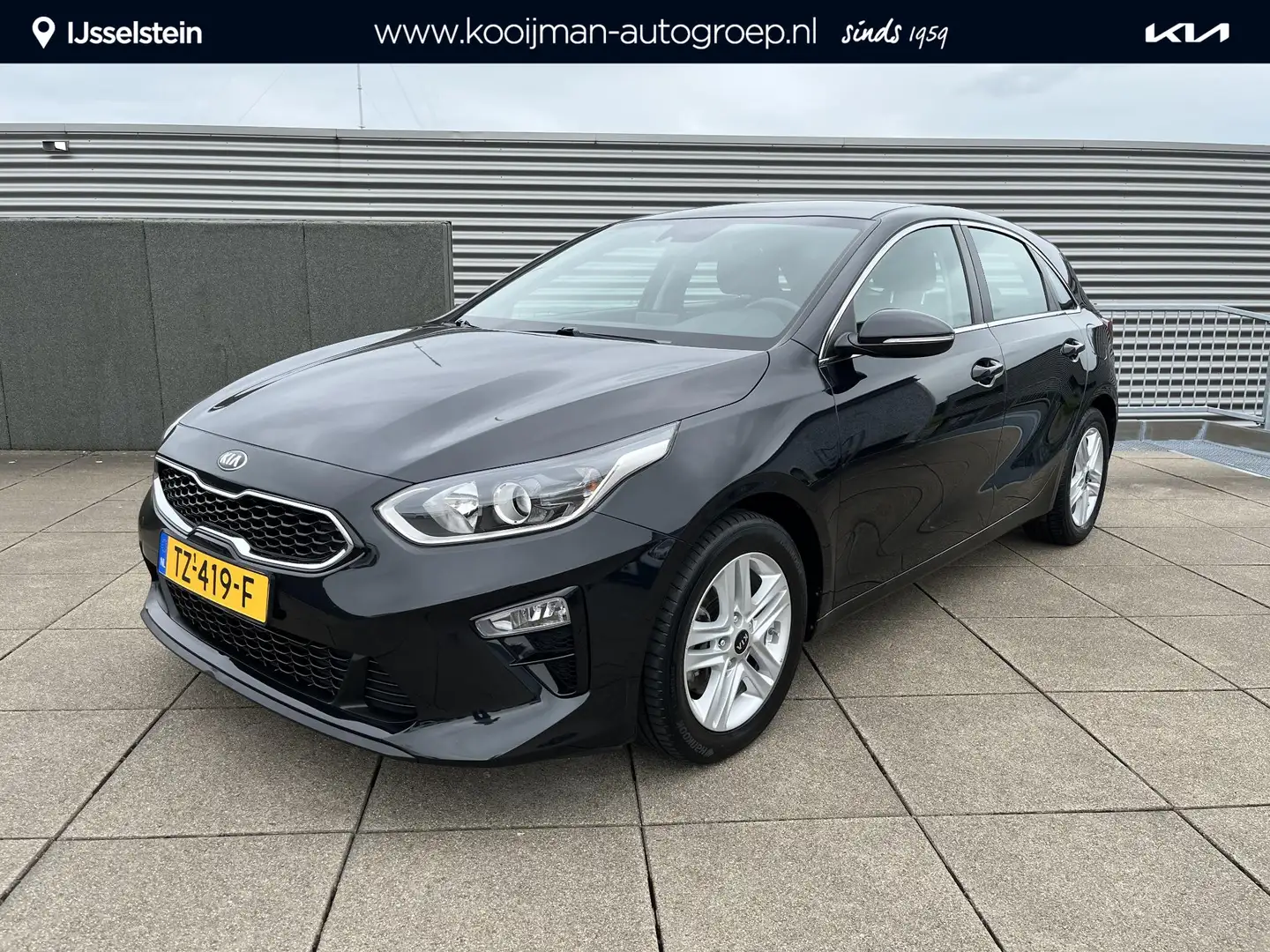 Kia Ceed / cee'd 1.0 T-GDi DynamicLine 6-BAK LMV / NAVIGATIE / ACHT Noir - 1