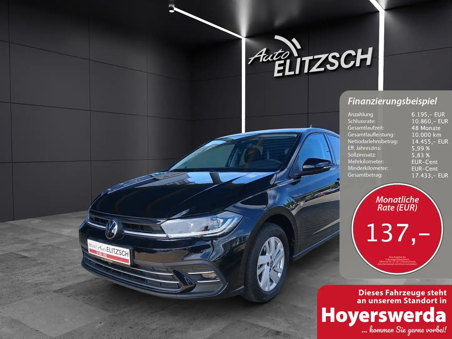 Volkswagen Polo TSI Style DSG Matrix Navi AID ACC PDC SH Schwarz - 1