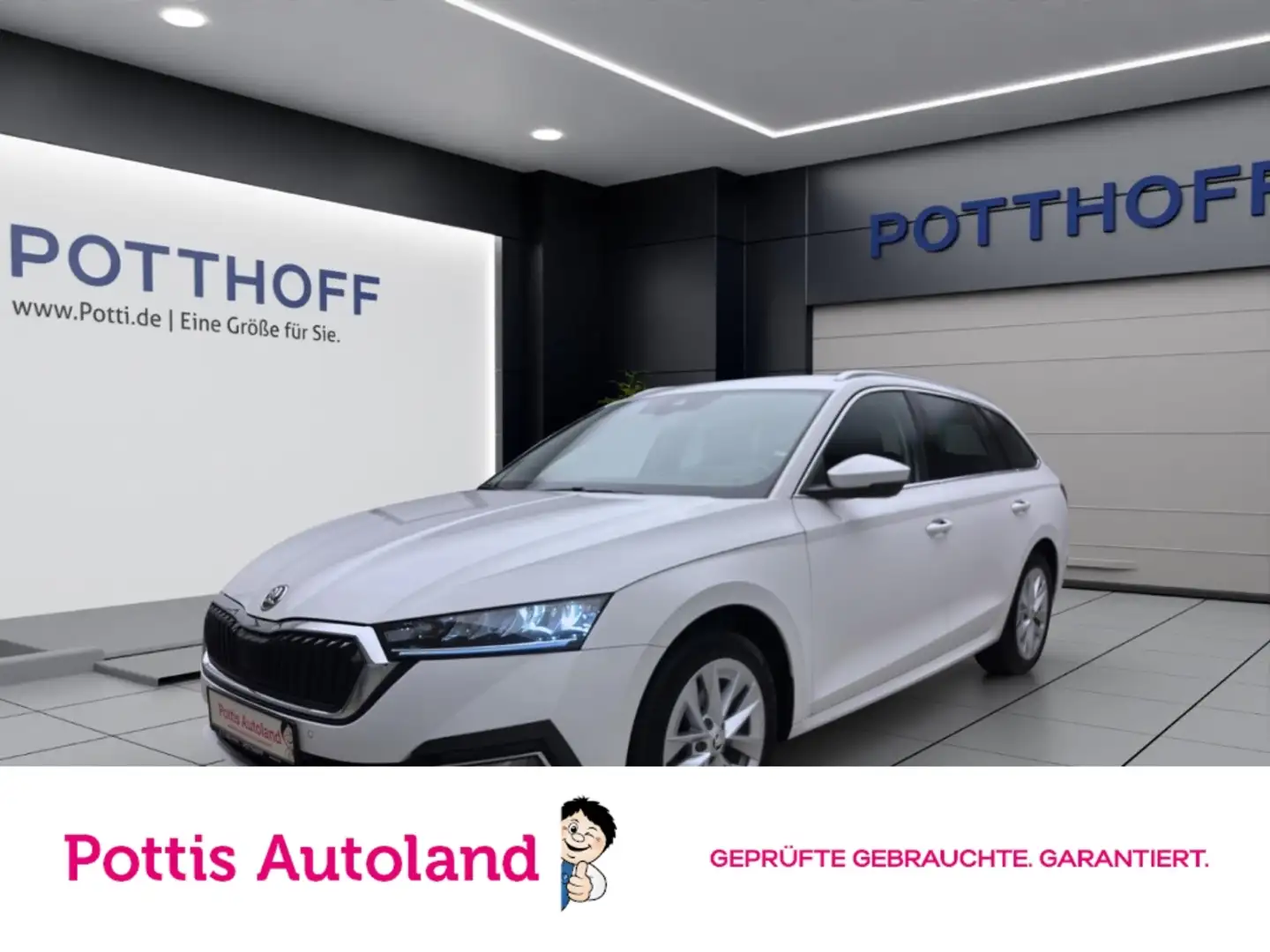 Skoda Octavia Combi 2.0 TDI DSG STYLE NAVI PDC SITZHZG LED Weiß - 1