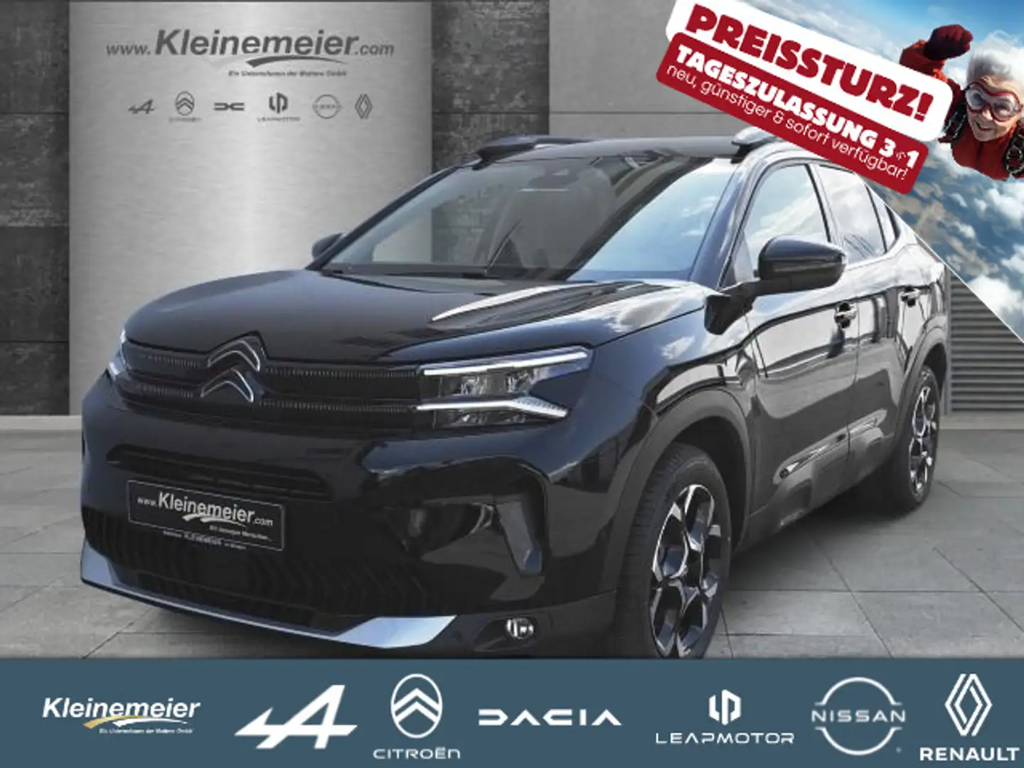 Citroen C5 Aircross Klimaaut.|AC|NAVI|PDC|Kamera|LED|1.H Negro - 1