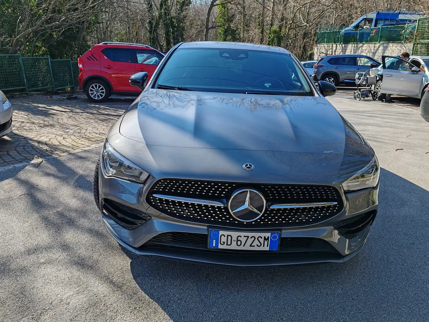 Mercedes-Benz CLA 220 CLA Shooting Brake 220 d Night edition 4matic auto Grigio - 2
