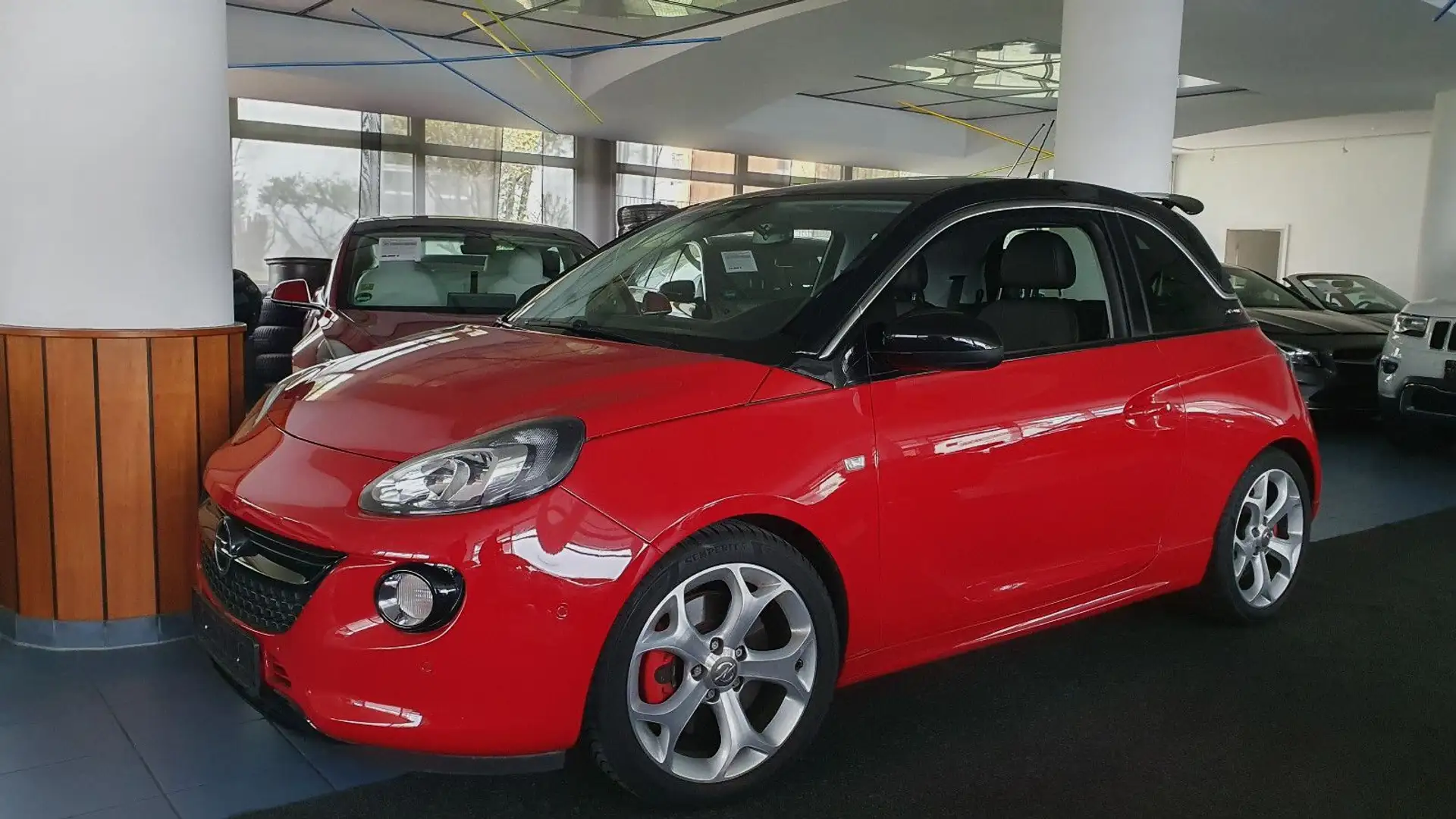 Opel Adam S/Pano/Apple-Android/18"/Temp/SHZ/LHZ/Parka Rot - 1