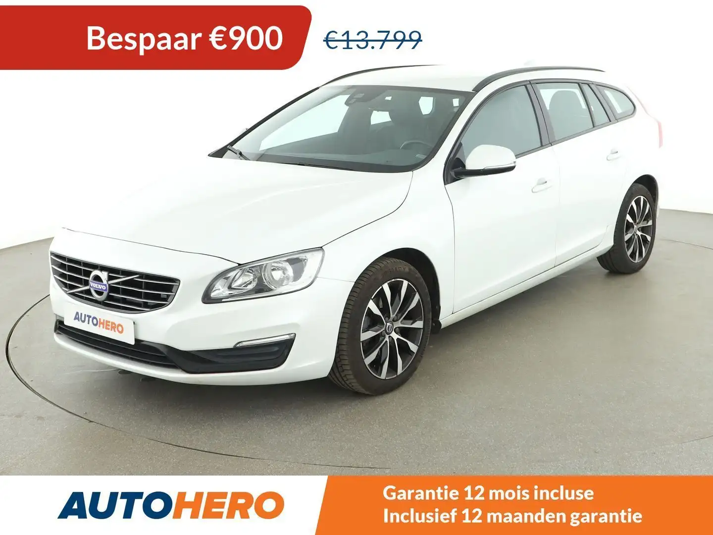 Volvo V60 2.0 D2 Linje Svart Wit - 1