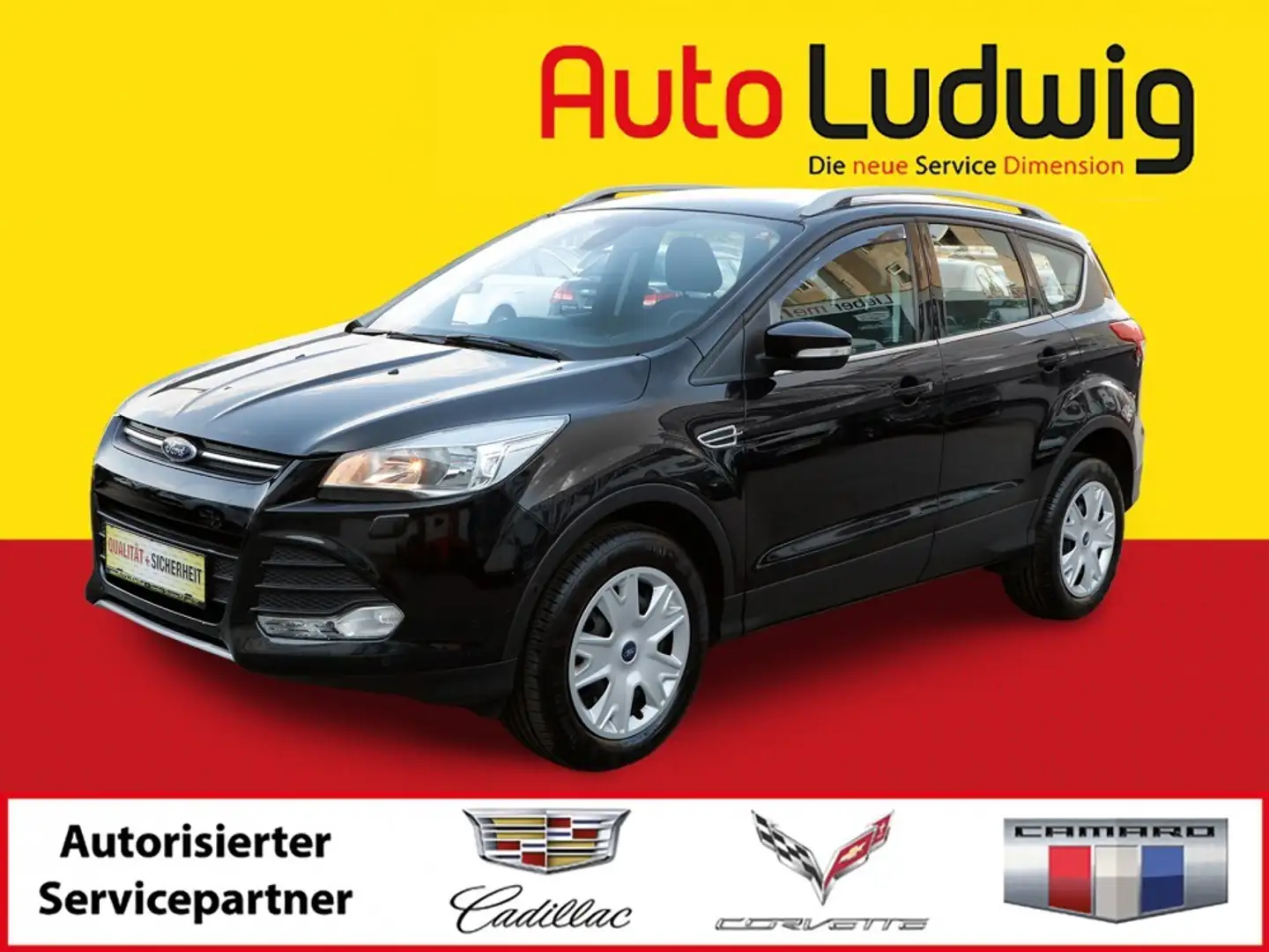 Ford Kuga 2,0 TDCi Trend*NAVI*PARKASSIST*PDC*AHK*SHZ*TEMP... Schwarz - 1