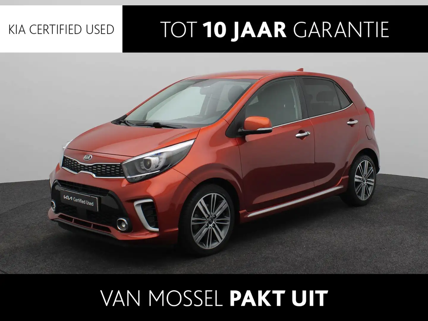 Kia Picanto 1.0 T-GDI GT-Line 100 PK | Leder | Stoelverwarming Oranje - 1