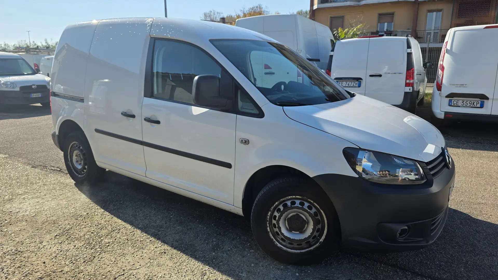 Volkswagen Caddy 2.0 Ecofuel 4p. Metano Wit - 1