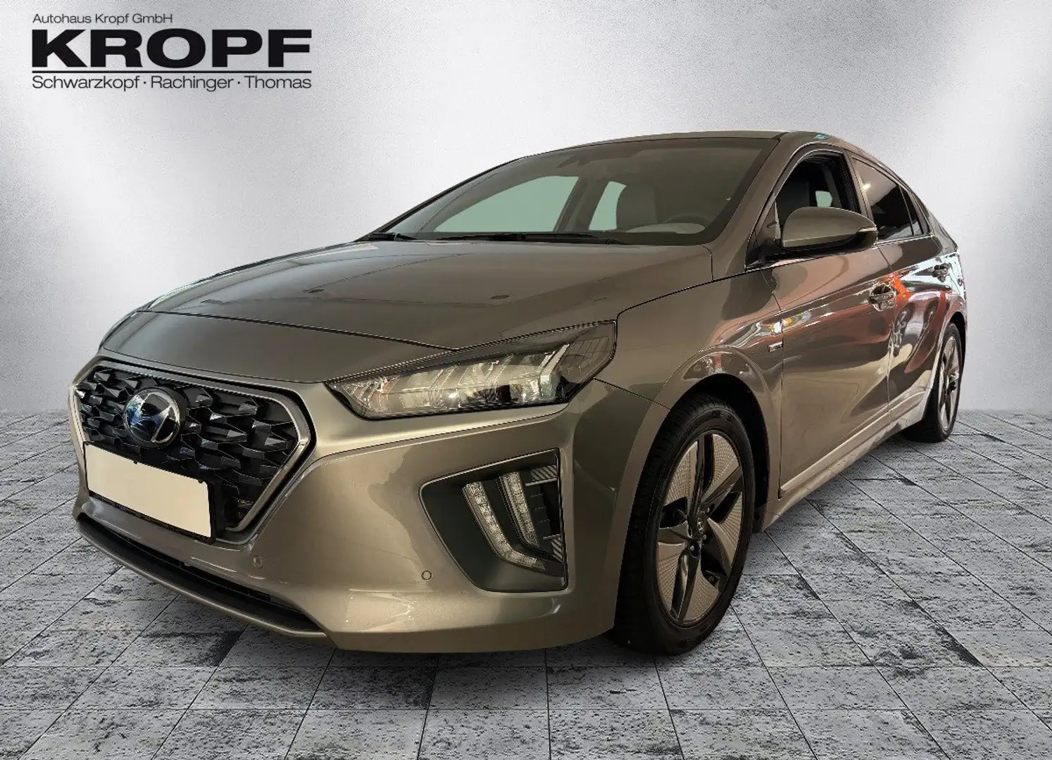 Hyundai IONIQ 1.6 GDI Premium ACC+LED+Navi+SHZ+2xKlima Gris - 2