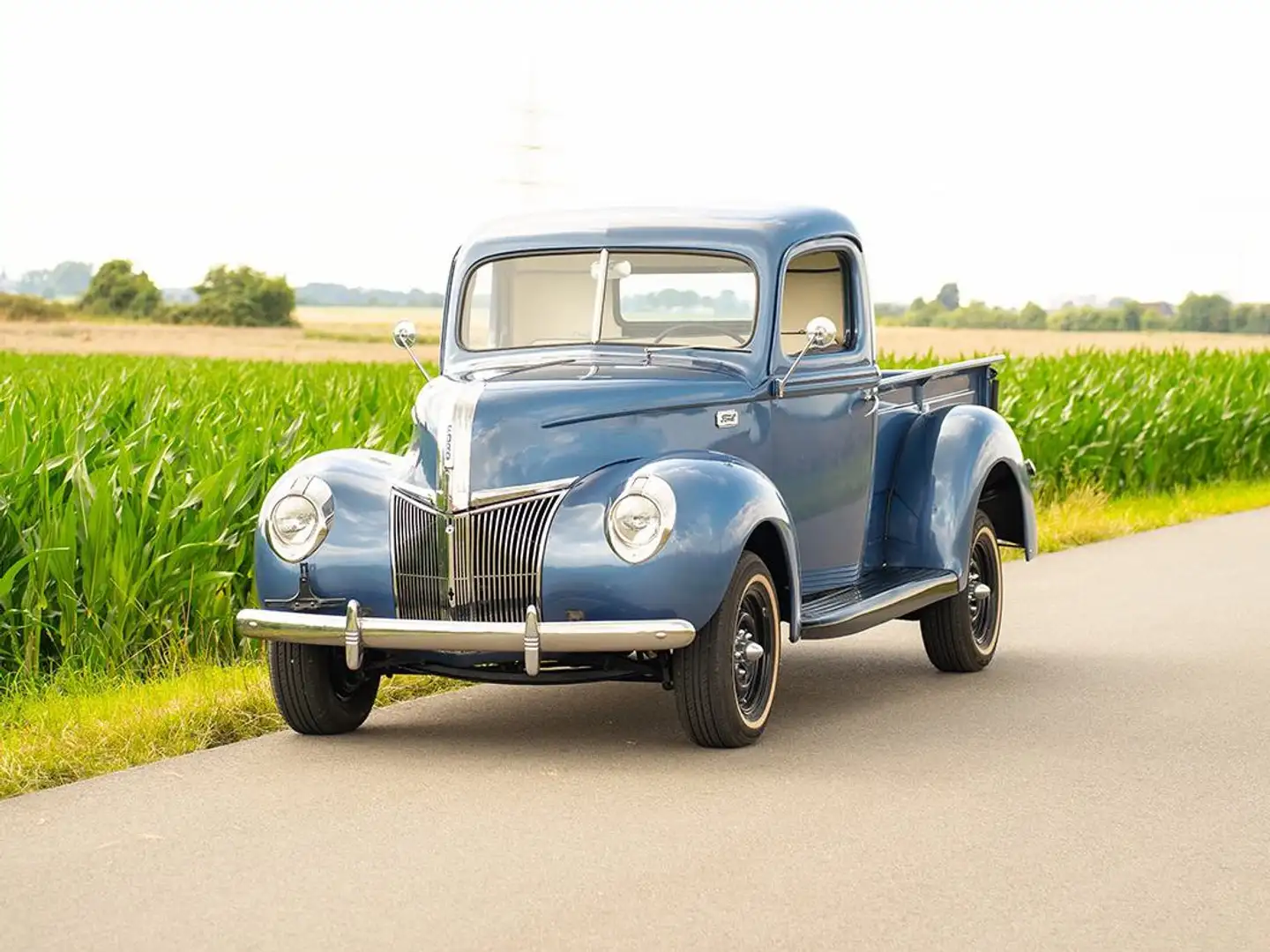 Ford Pick Up V8 Flathead Modrá - 1