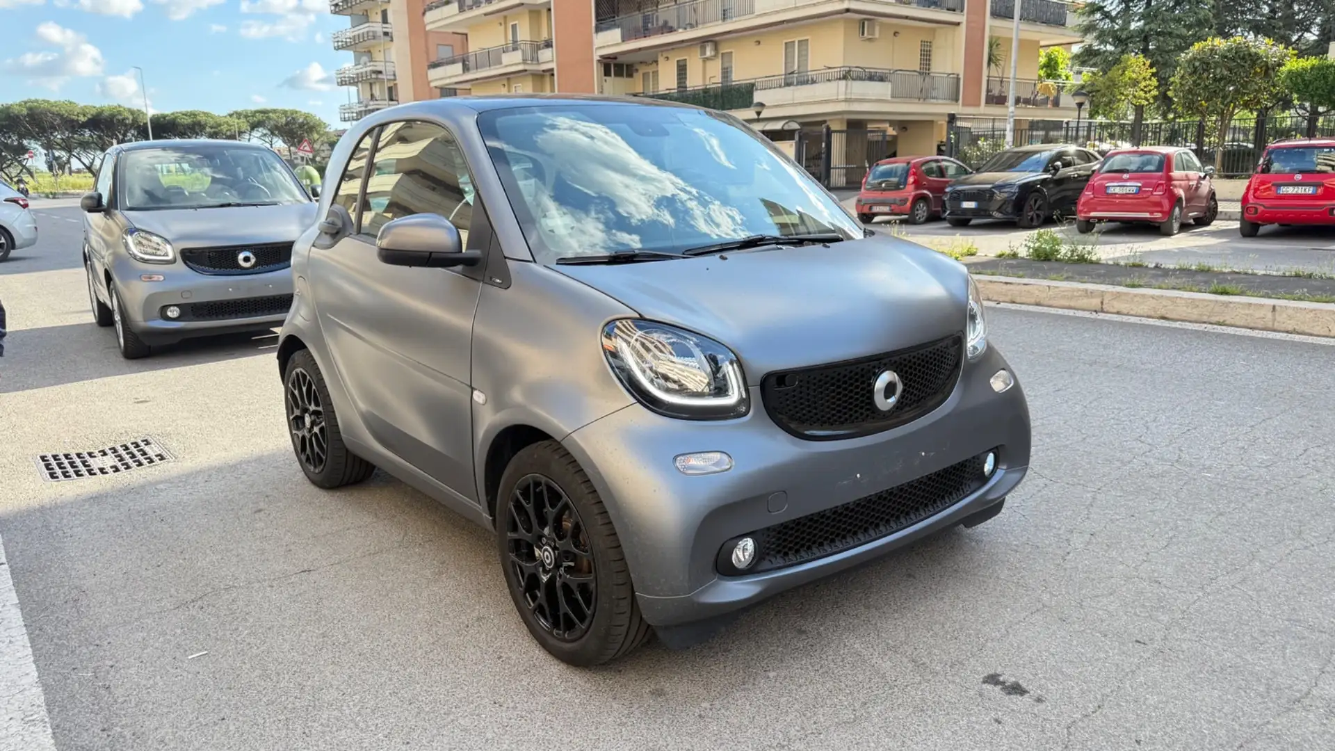 smart forTwo 90 0.9 Turbo twinamic Prime LED NAVI KAMERA RADAR Grigio - 2