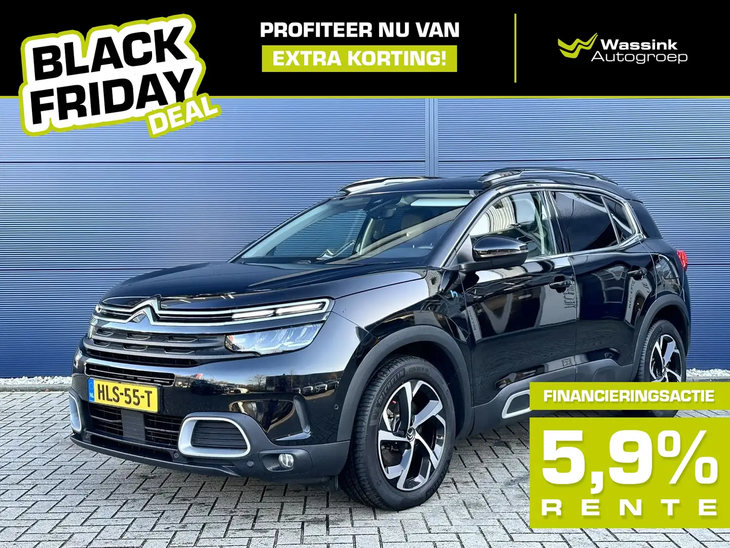 Citroen C5 Aircross 1.6 Hybrid 225pk 8-Traps Automaat Feel | BLACK FRI Noir - 1
