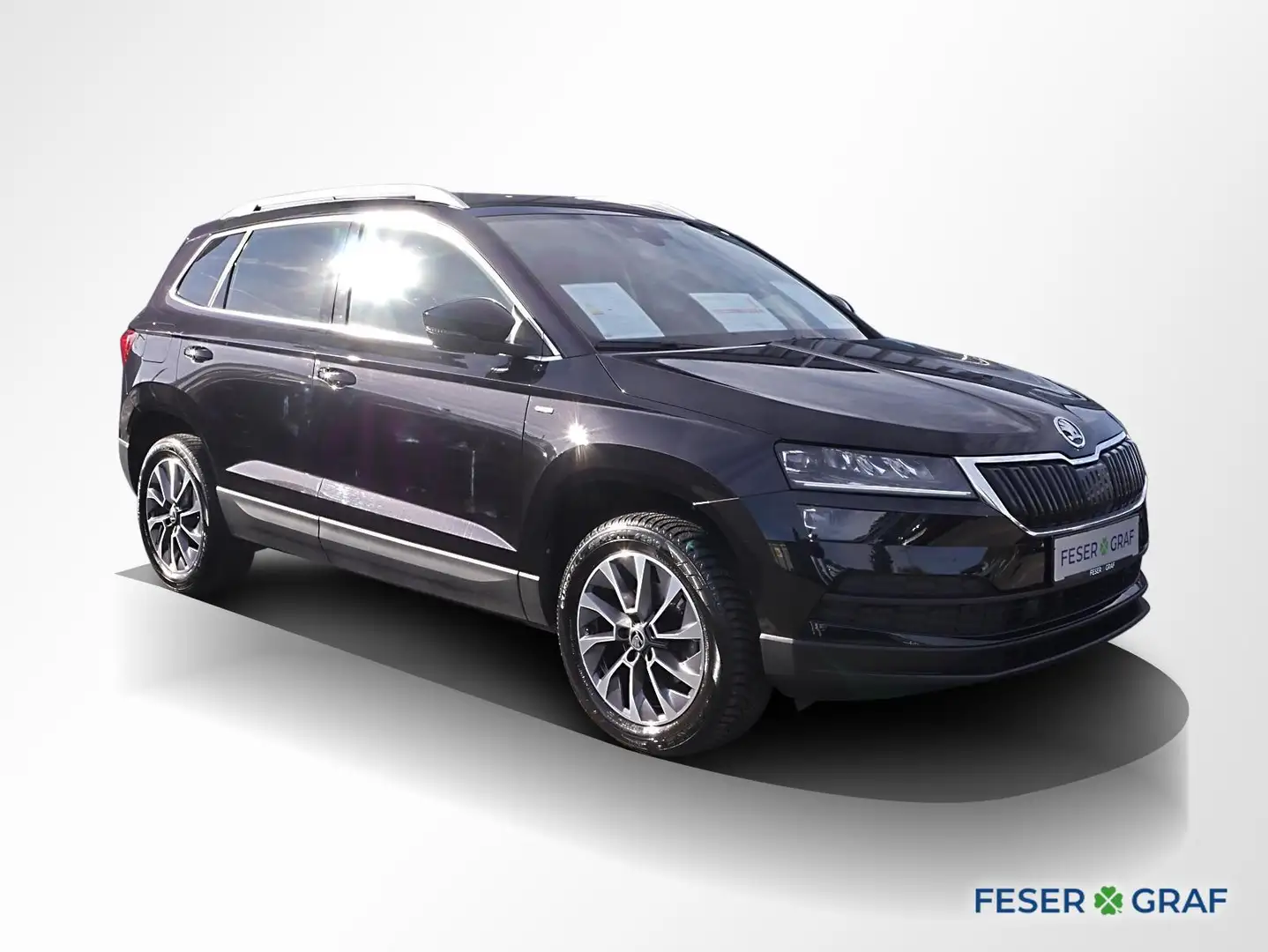 Skoda Karoq 1.5 TSI Drive DSG ACC AHK LED Navi Sitzh. Zwart - 2
