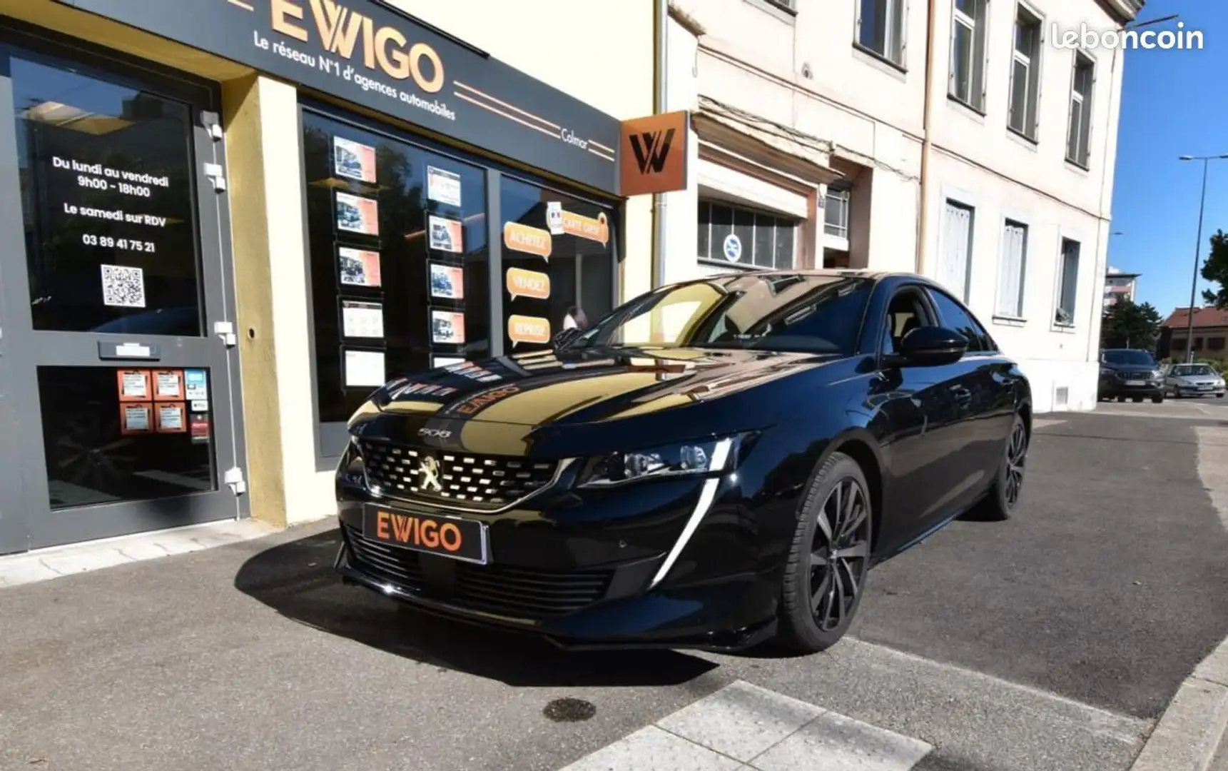 Peugeot 508 GENERATION-II 2.0 BLUEHDI 180 GT LINE- GARANTIE 6  Zwart - 1
