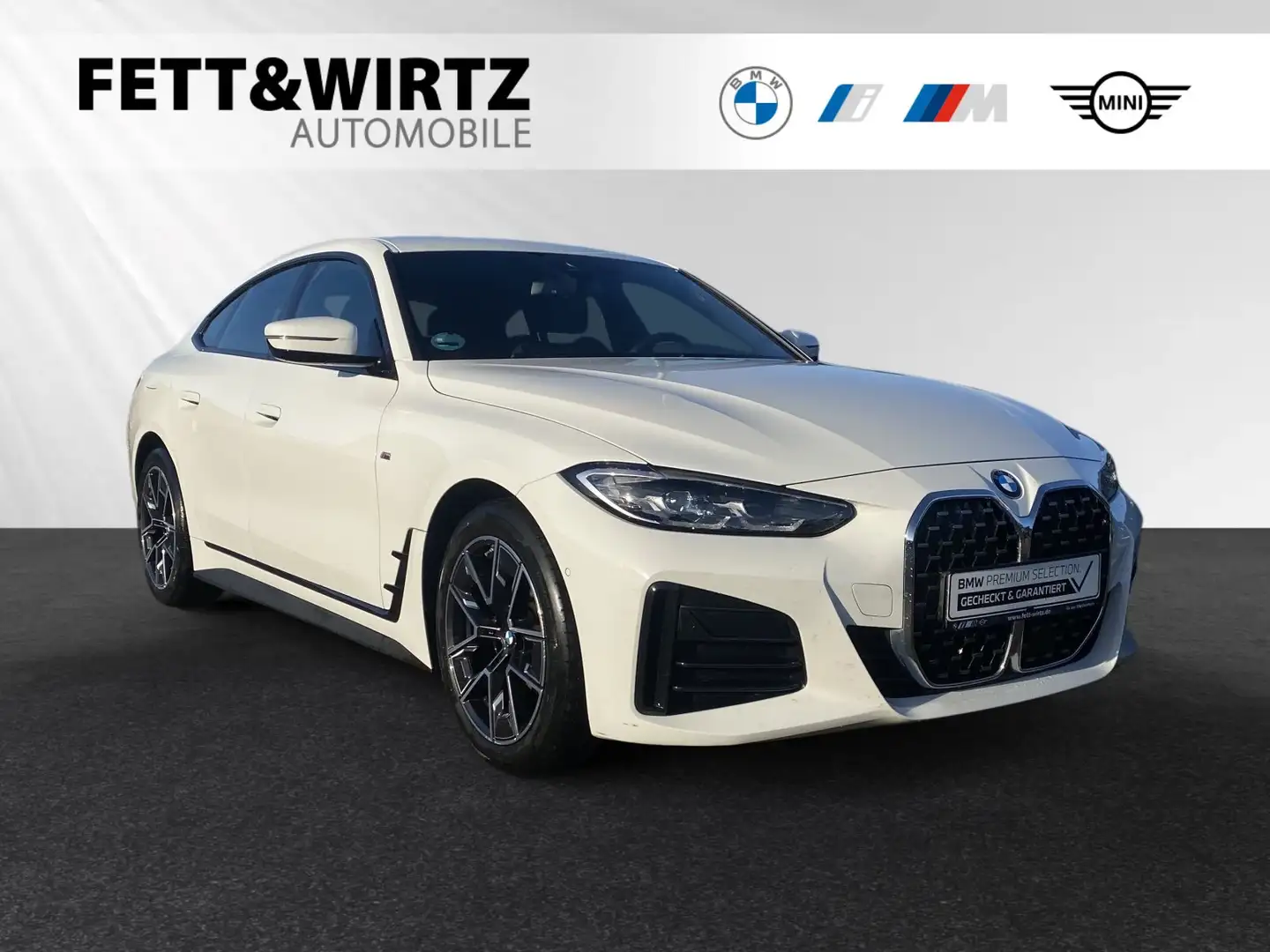 BMW 420 d Gran Coupé MSport LCProf HiFi DAB Blanc - 1