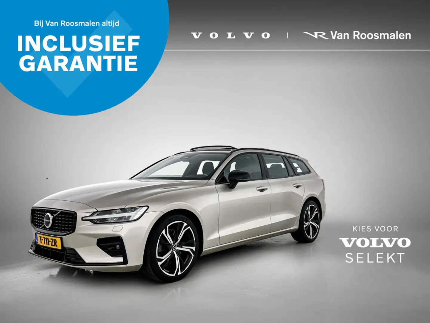 Volvo V60 2.0 B3 Ultimate Dark | 19 inch LM-Velgen | Panoram Gris - 1