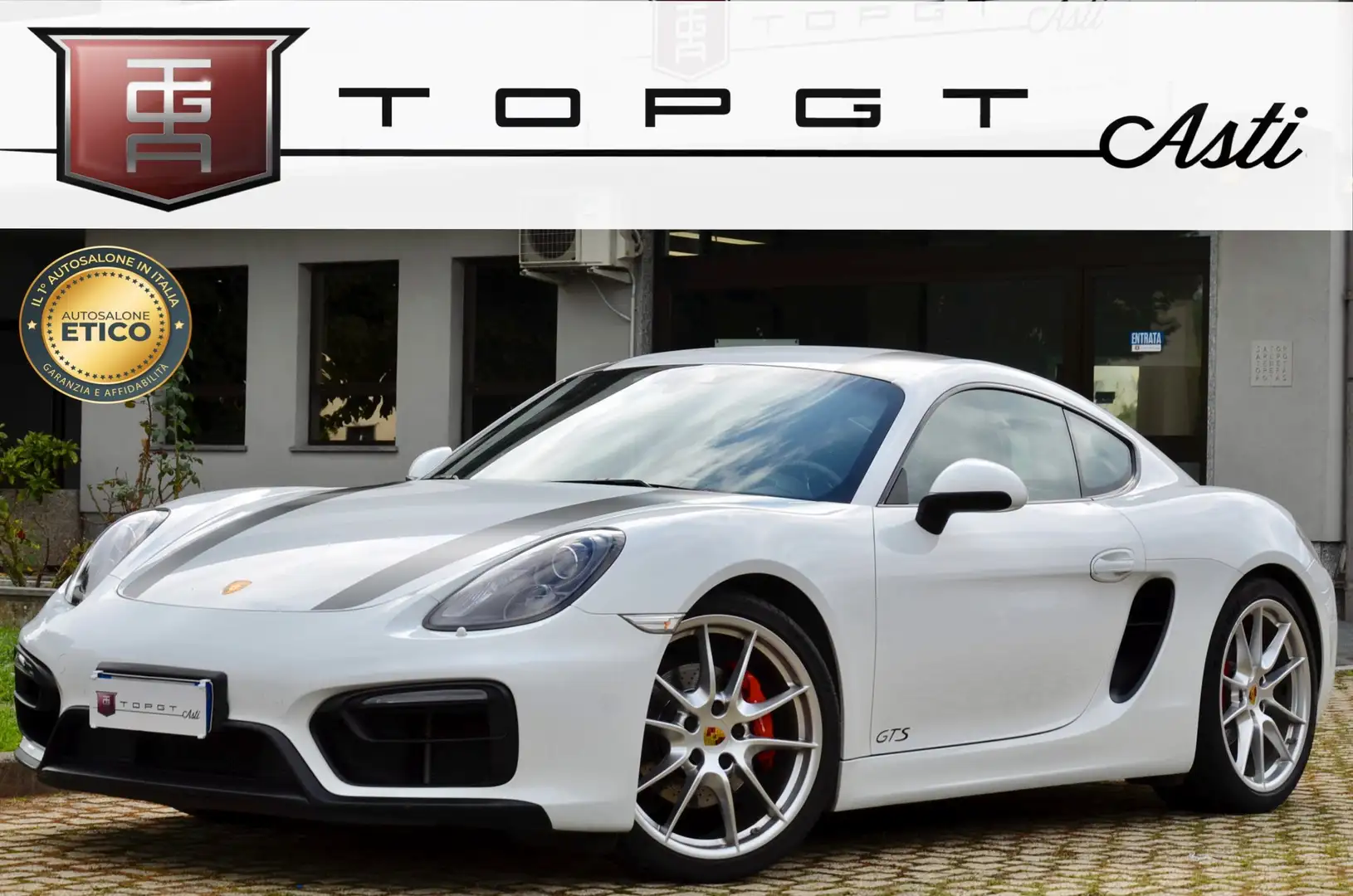 Porsche Cayman 981 3.4 GTS 340cv PDK, UFF ITA, SCARICO, PERMUTE Bianco - 1