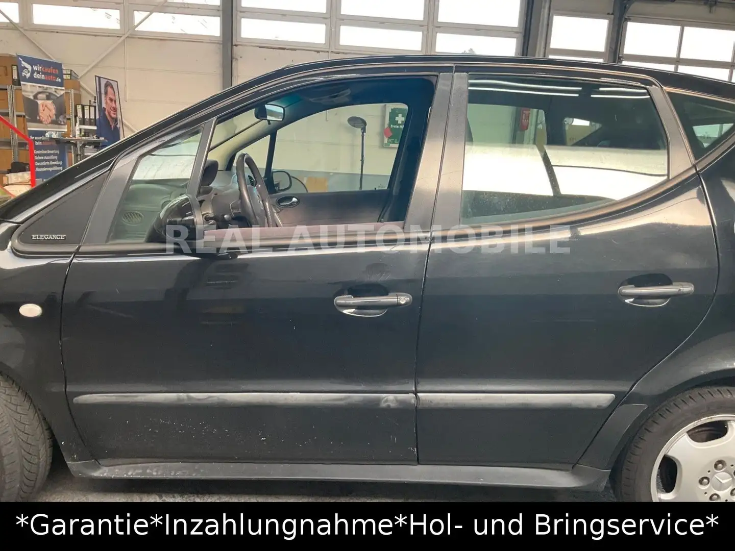 Mercedes-Benz A 190 ELEGANCE AUTOMATIK *1.HAND*TÜV NEU*SHEFT* Schwarz - 2
