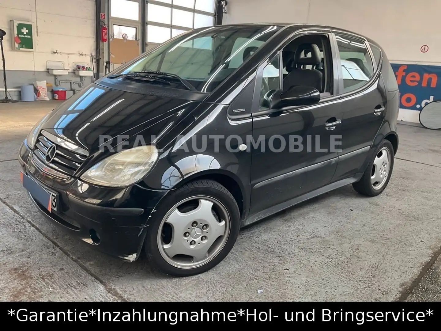 Mercedes-Benz A 190 ELEGANCE AUTOMATIK *1.HAND*TÜV NEU*SHEFT* Schwarz - 1