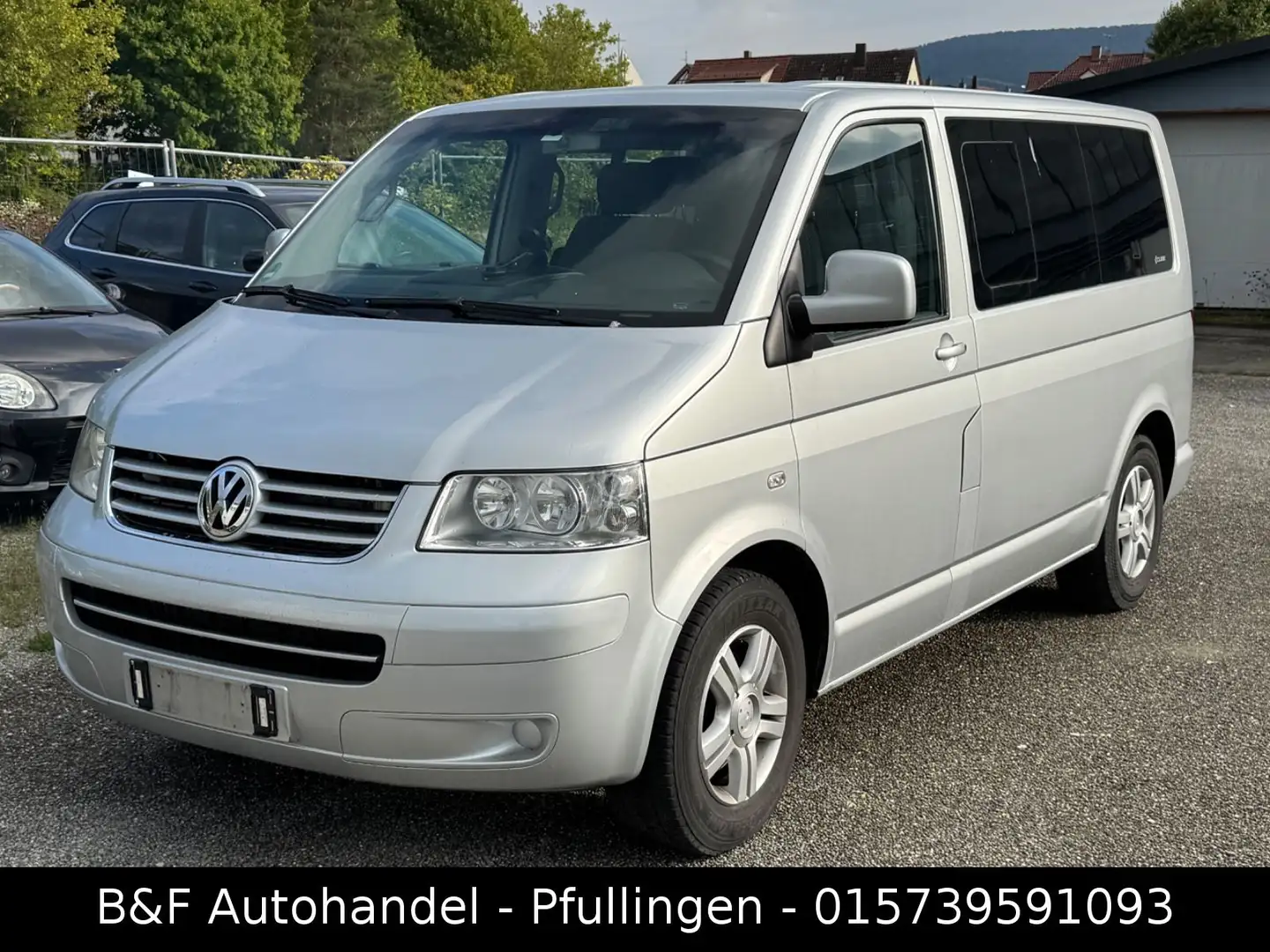 Volkswagen T5 Transporter T5 Bus Multivan Klimaautomatik| PDC 8 Fach. Silber - 1