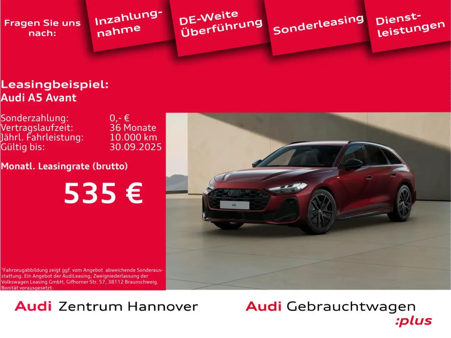 Audi A5 Avant 2.0 TFSI S line Head-Up Matrix B&O Memory Rot - 1