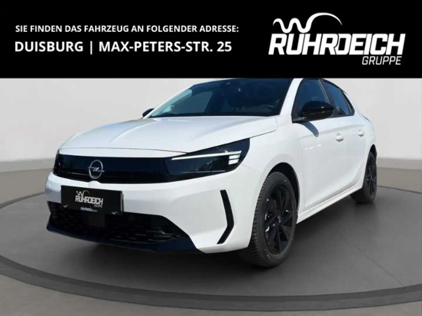 Opel Corsa F Edition 1.2 TURBO ALLWETTER CarPlay DAB SHZ LHZ Blanc - 1