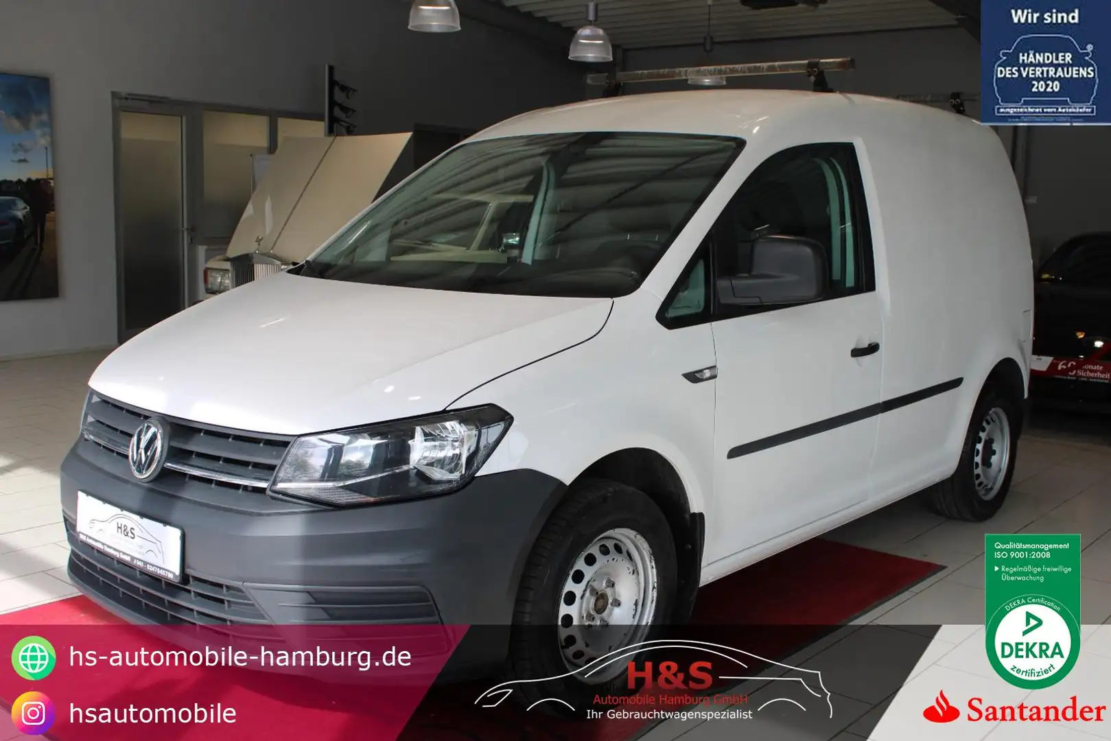 Volkswagen Caddy Caddy 2.0 TDI BMT *TÜV-NEU* Weiß - 1