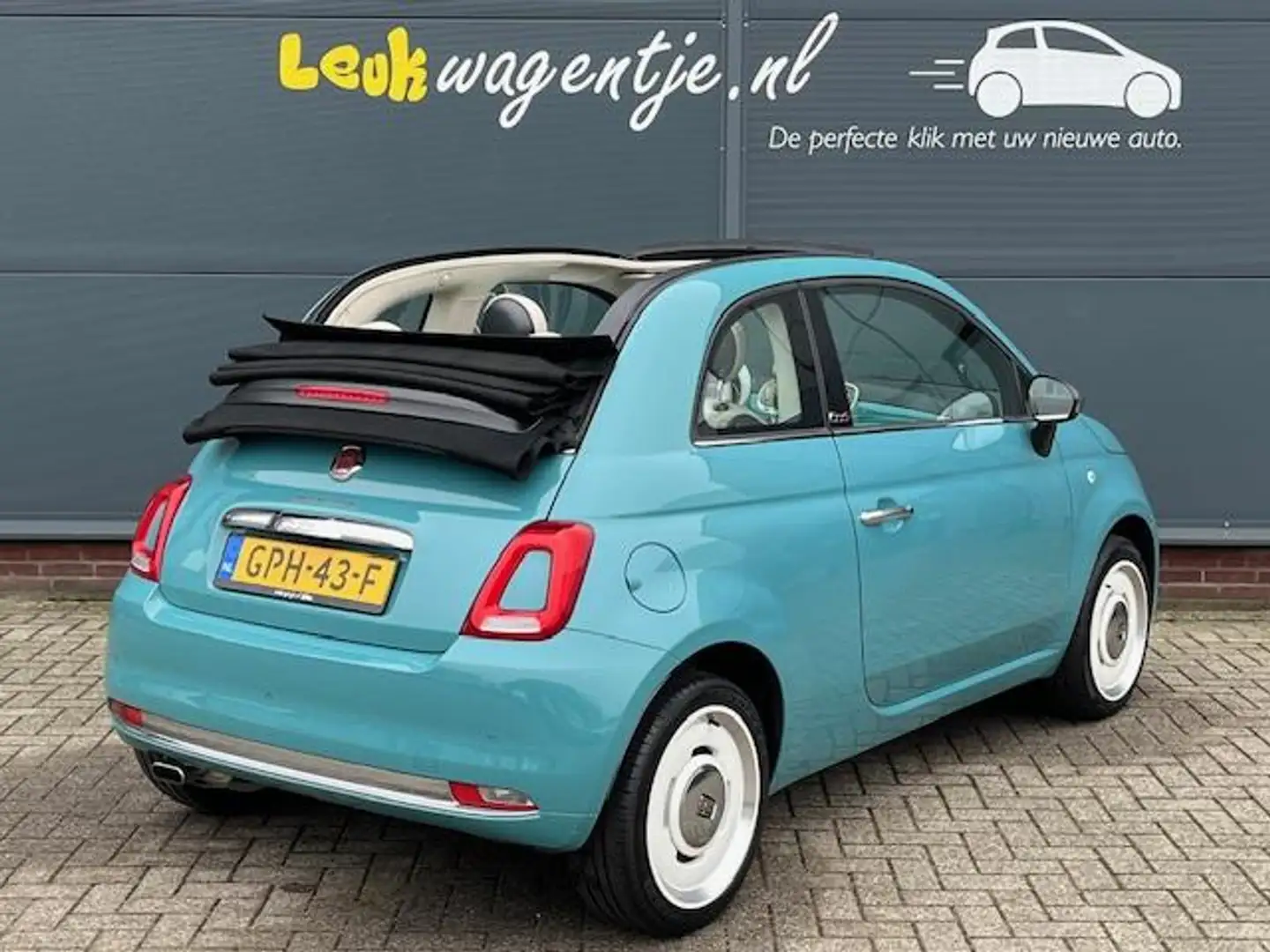 Fiat 500C 1.2 Anniversario Cabrio *carplay *climate *cruise Verde - 2
