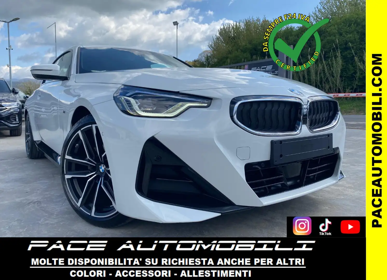 BMW 220 COUPE D M SPORT MSPORT M-SPORT COMPETITION 19" LED Bianco - 1
