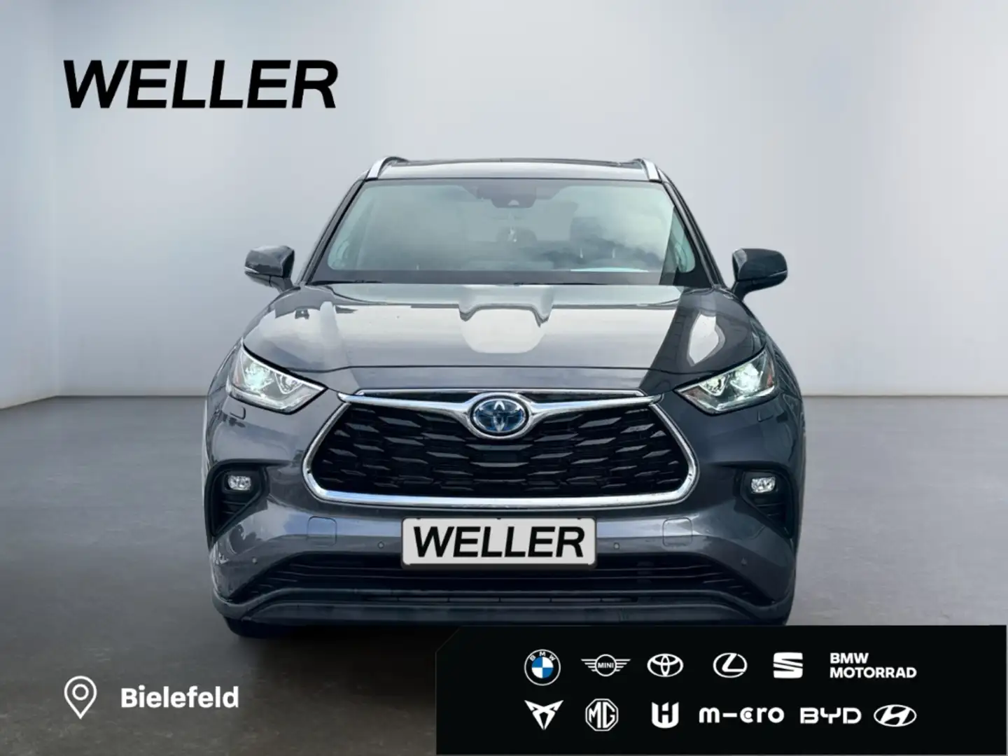 Toyota Highlander 2.5 Hybrid Executive *7-Si*Leder*CAM* Gris - 2