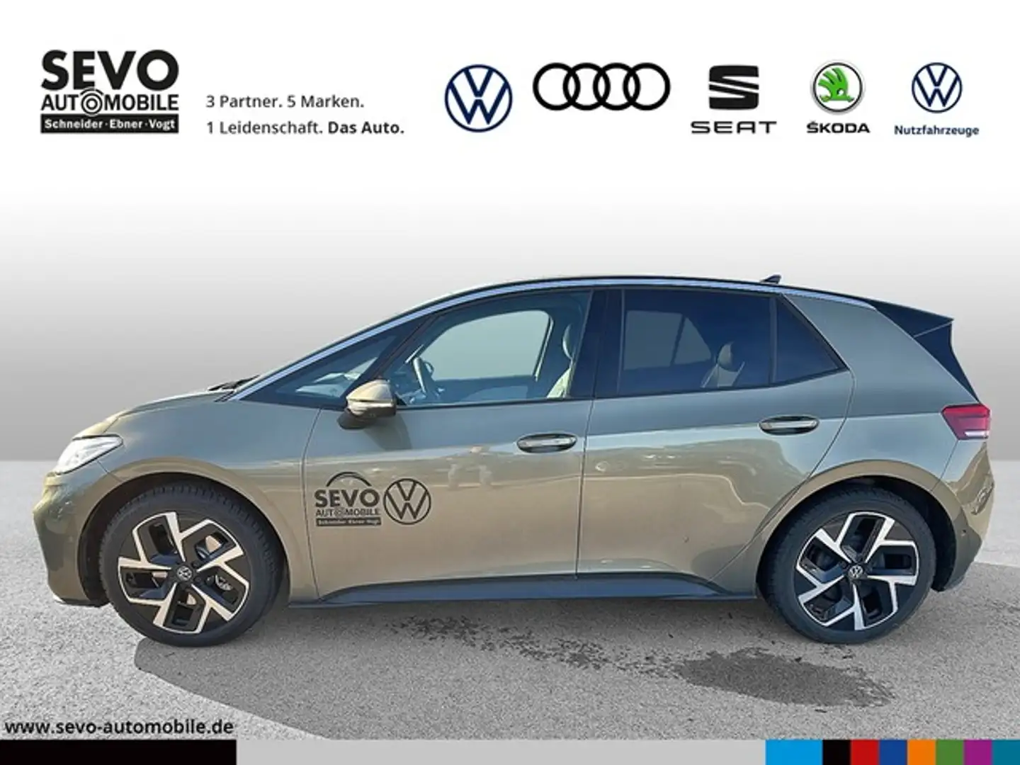 Volkswagen ID.3 77 kW/h Pro S Grün - 2
