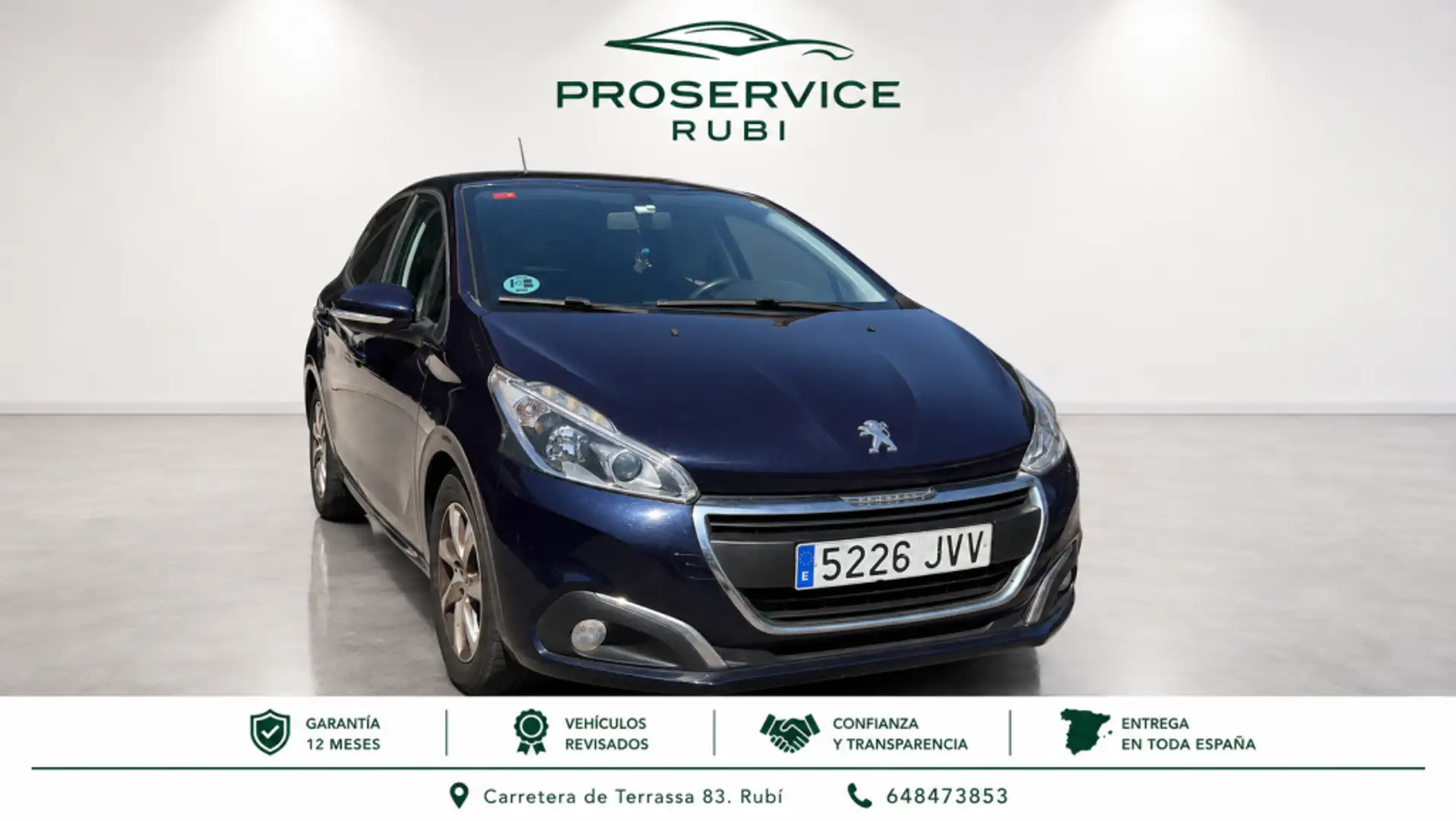 Peugeot 208 1.6 BlueHDi S&S Active 75 Azul - 1