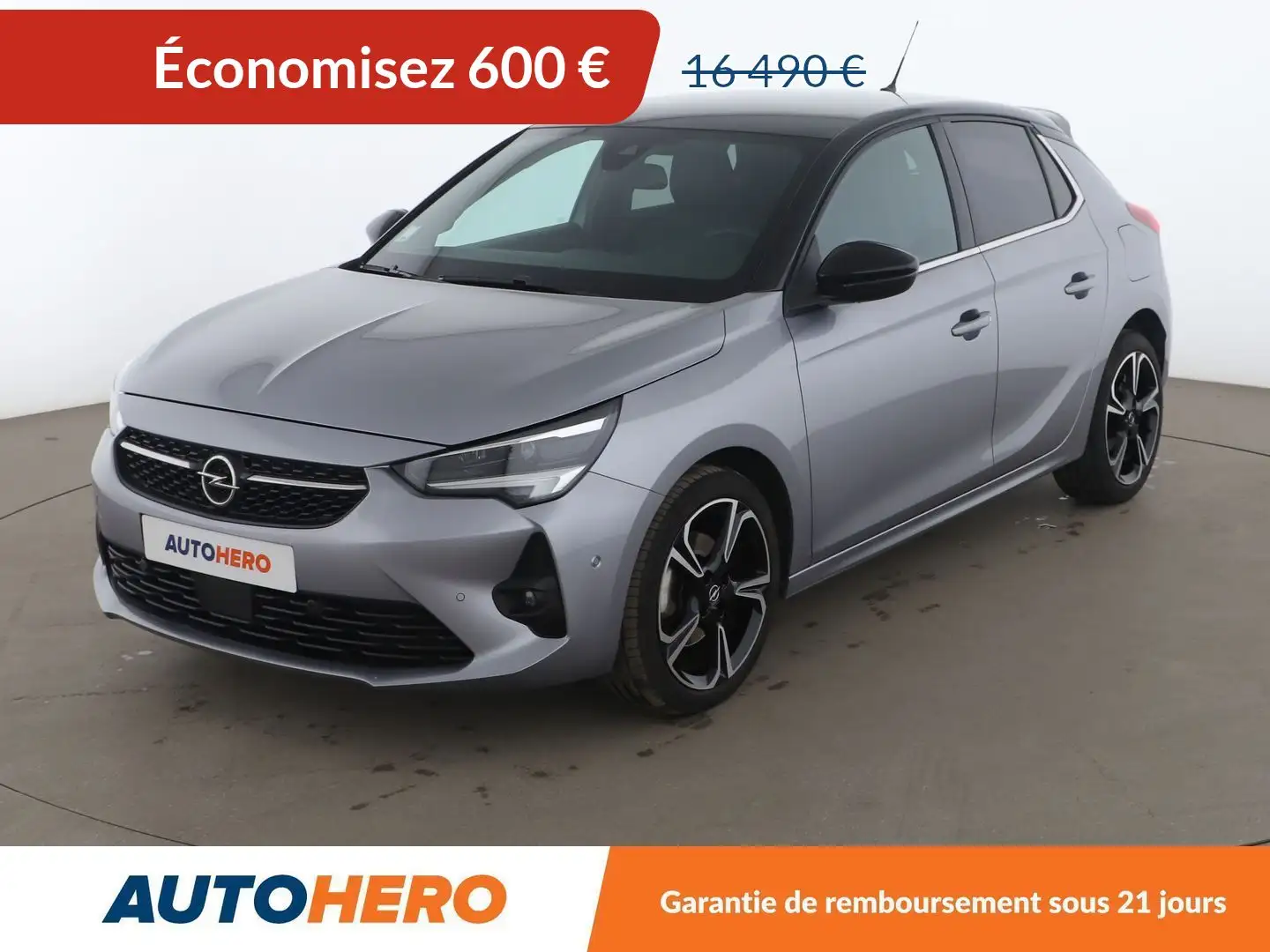 Opel Corsa 1.2 Turbo GS Line Auto Gris - 1